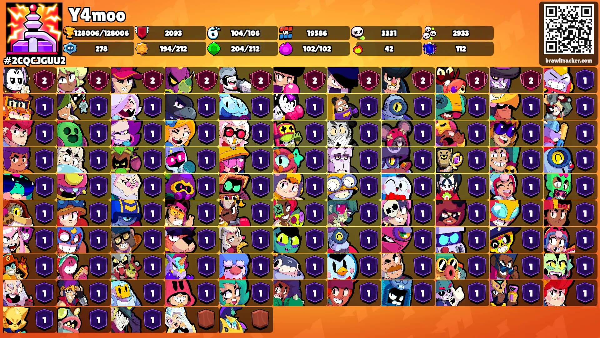 Y4moo's Ranks