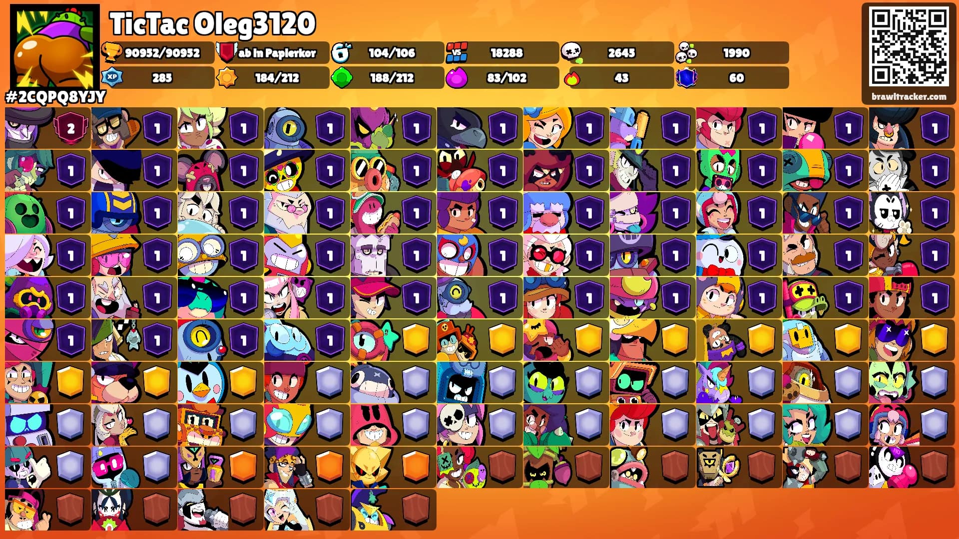 TicTac Oleg3120's Ranks
