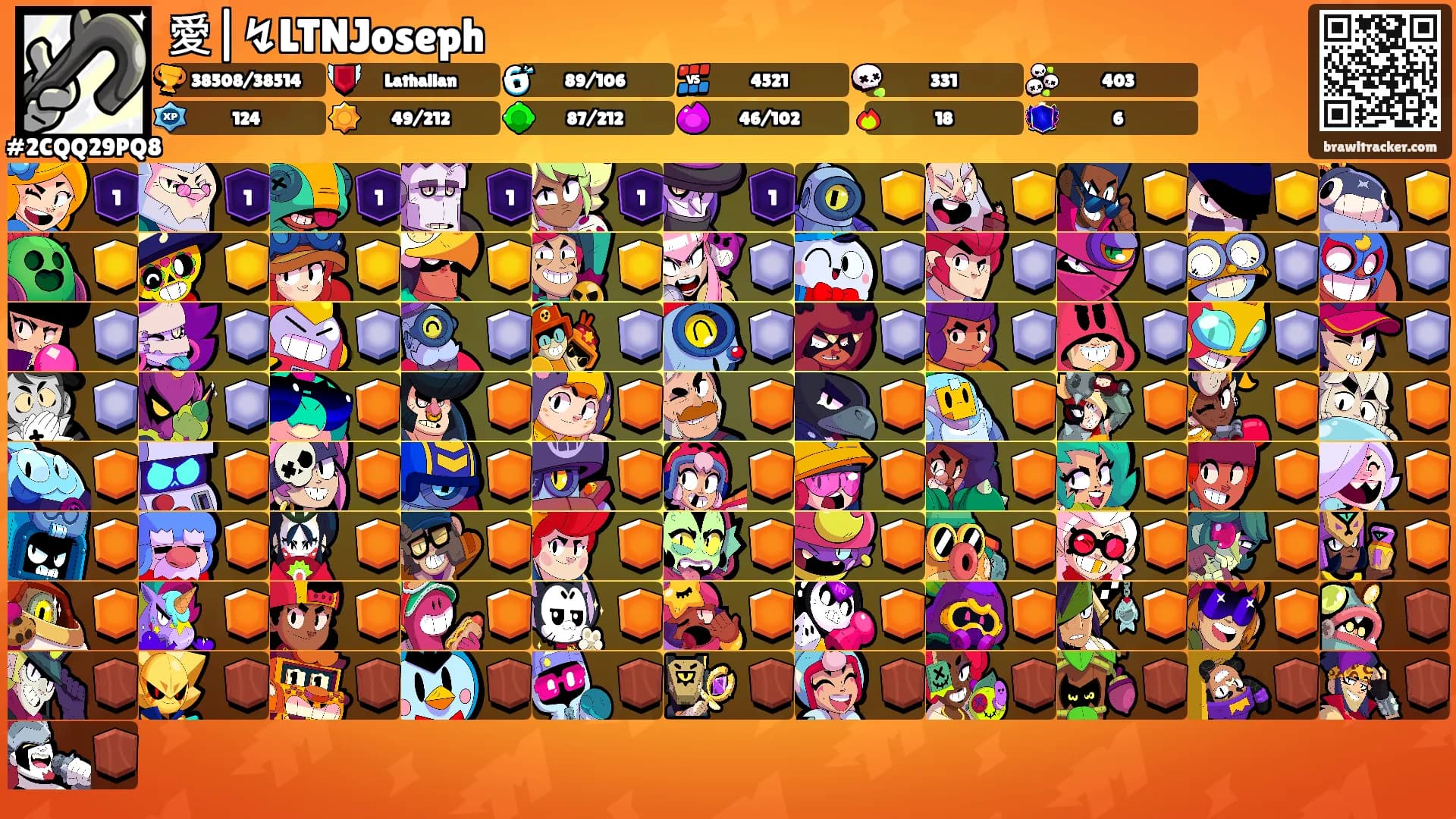 愛|↯LTNJoseph's Ranks