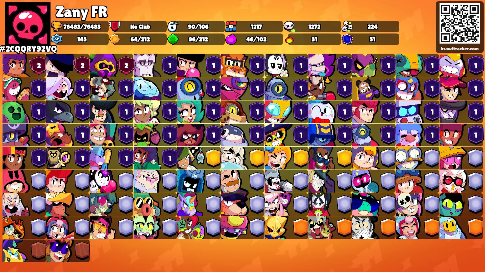 Zany FR's Ranks