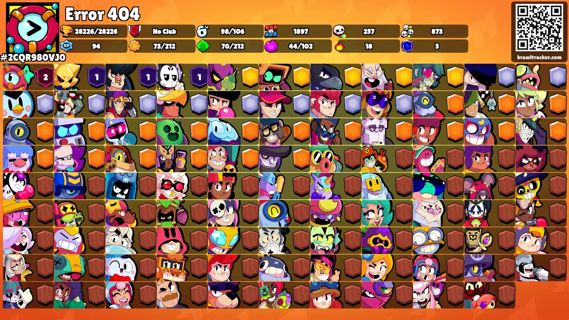Error 404's Ranks
