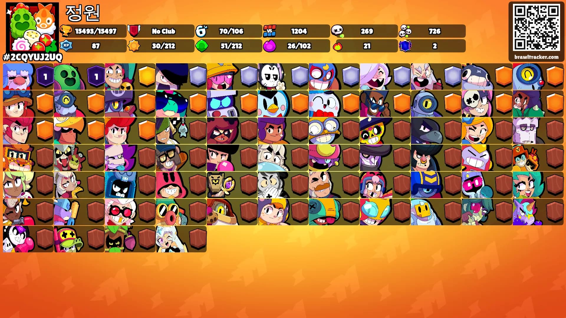 정원's Ranks