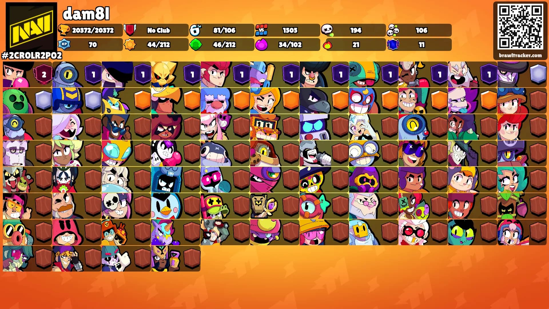 dam8l's Ranks