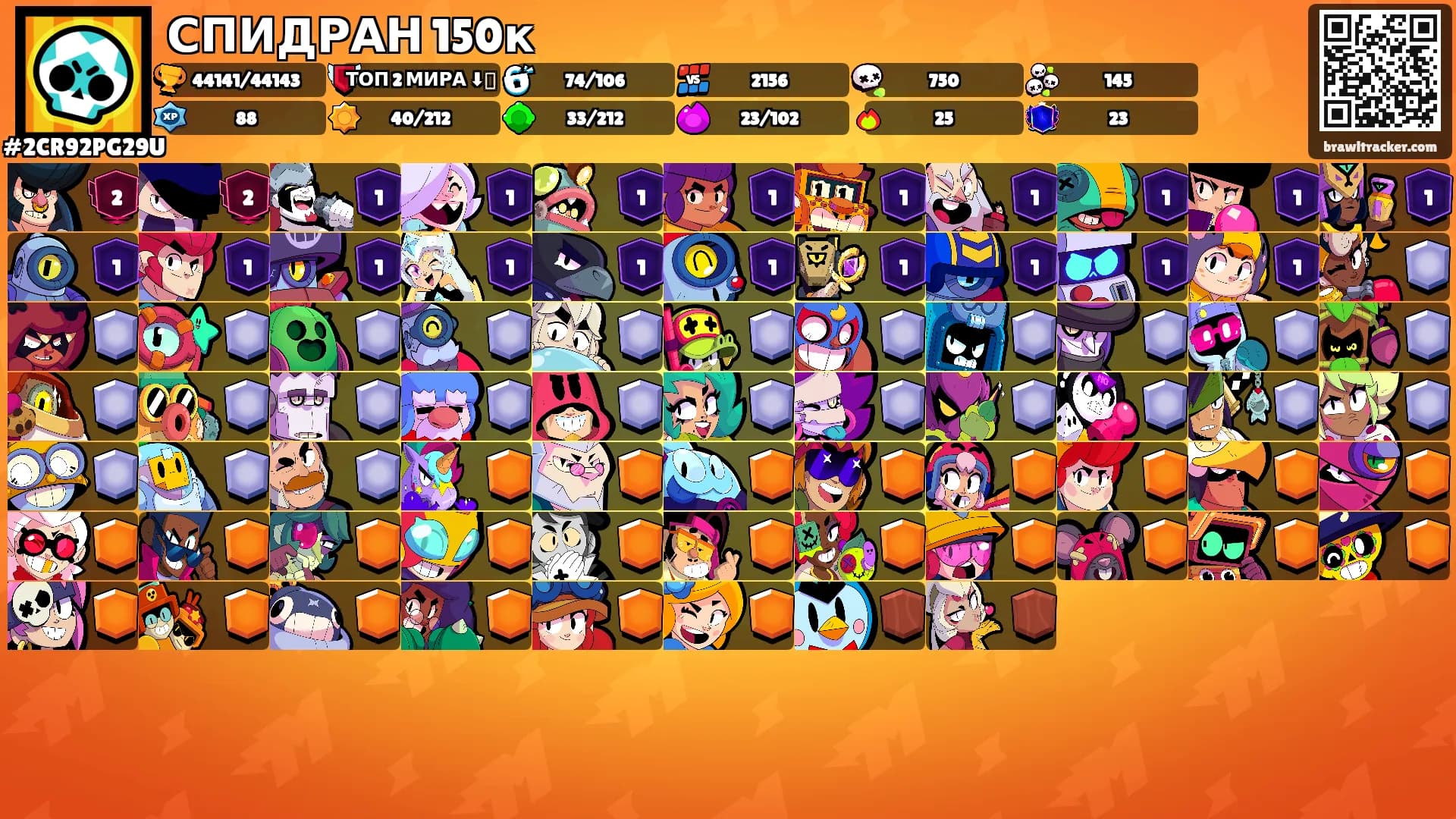 СПИДРАН 150к's Ranks