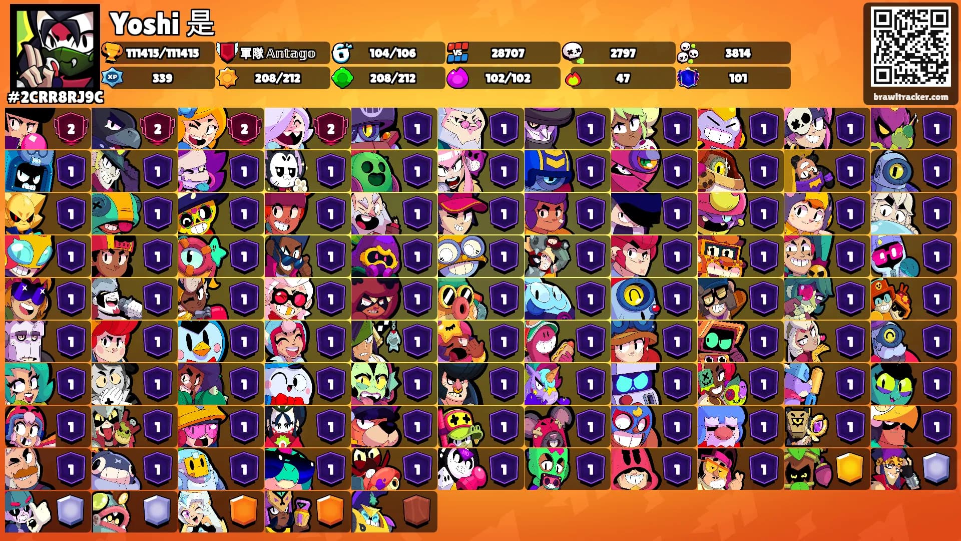 Yoshi 是's Ranks