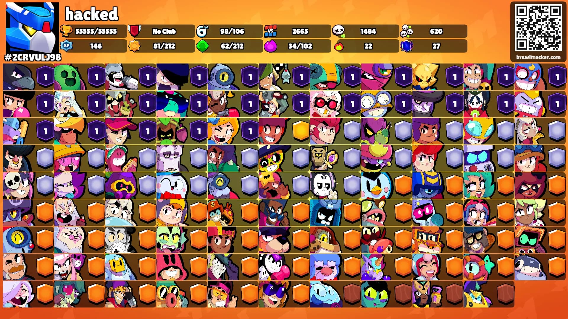 hacked's Ranks