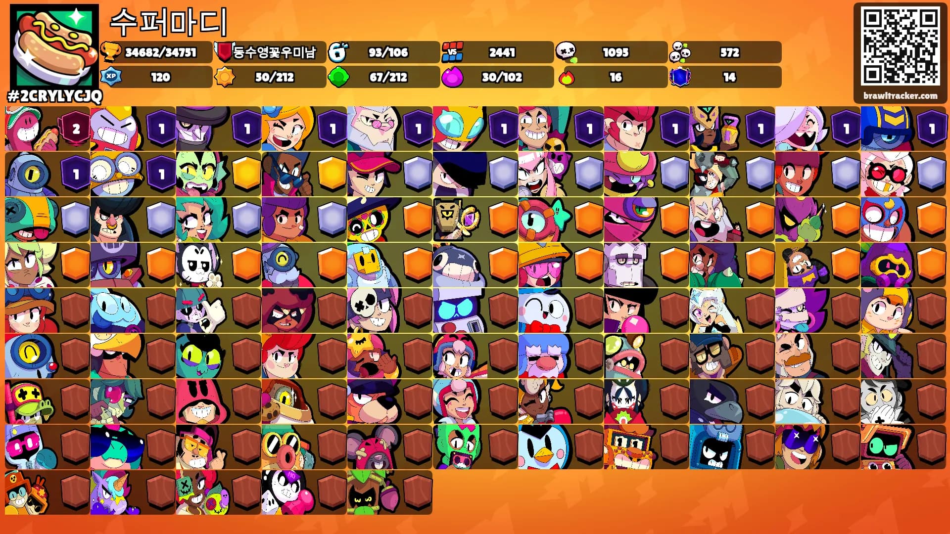 수퍼마디's Ranks