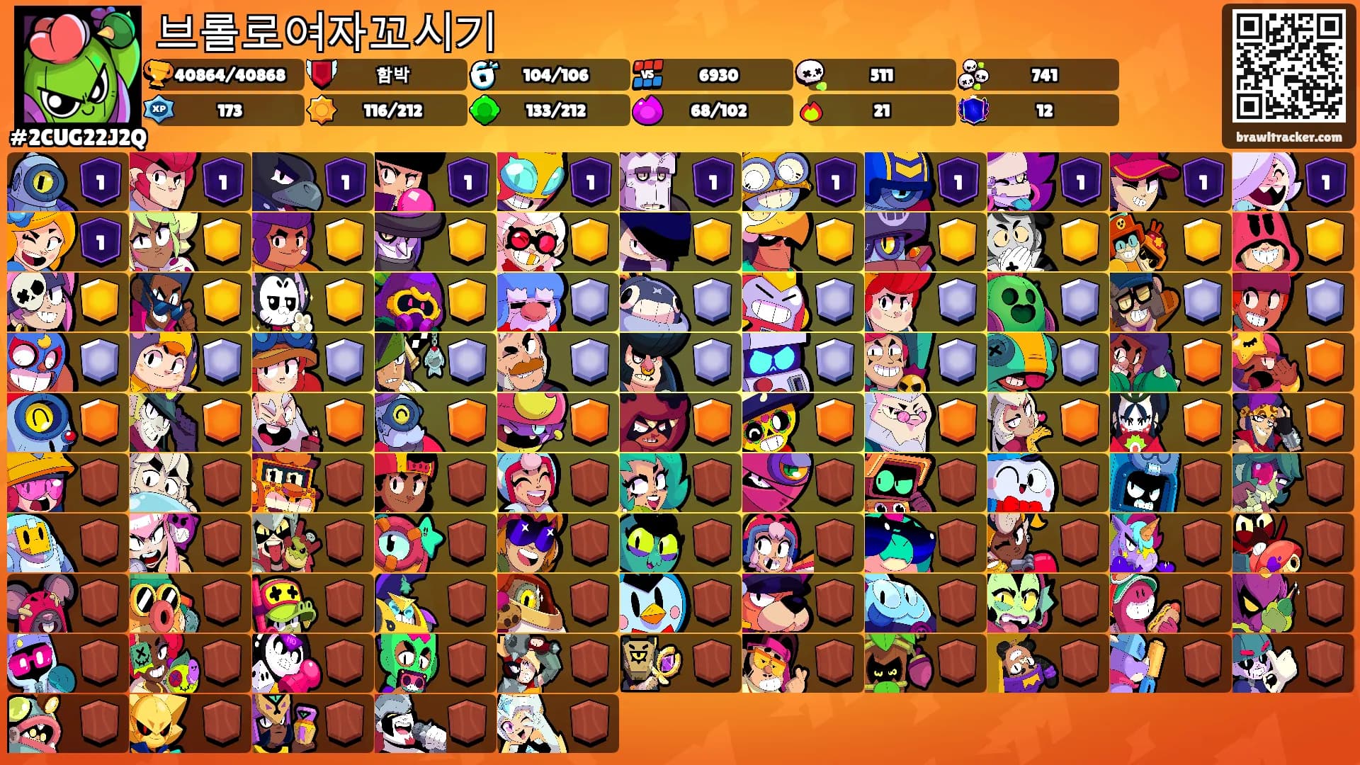 브롤로여자꼬시기's Ranks
