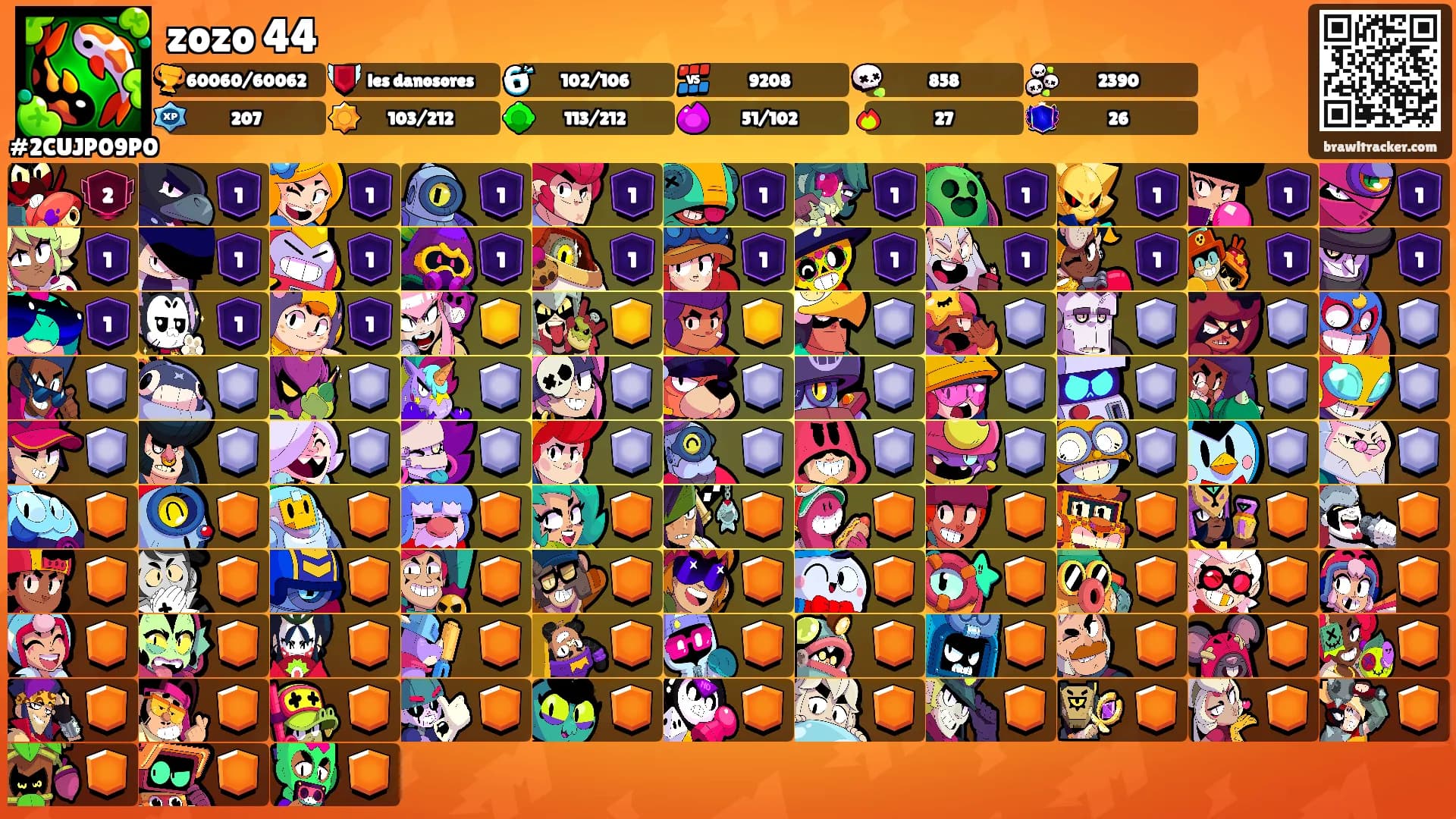 zozo 44's Ranks