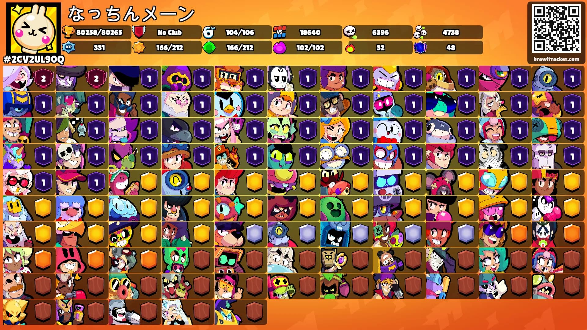 なっちんメーン's Ranks