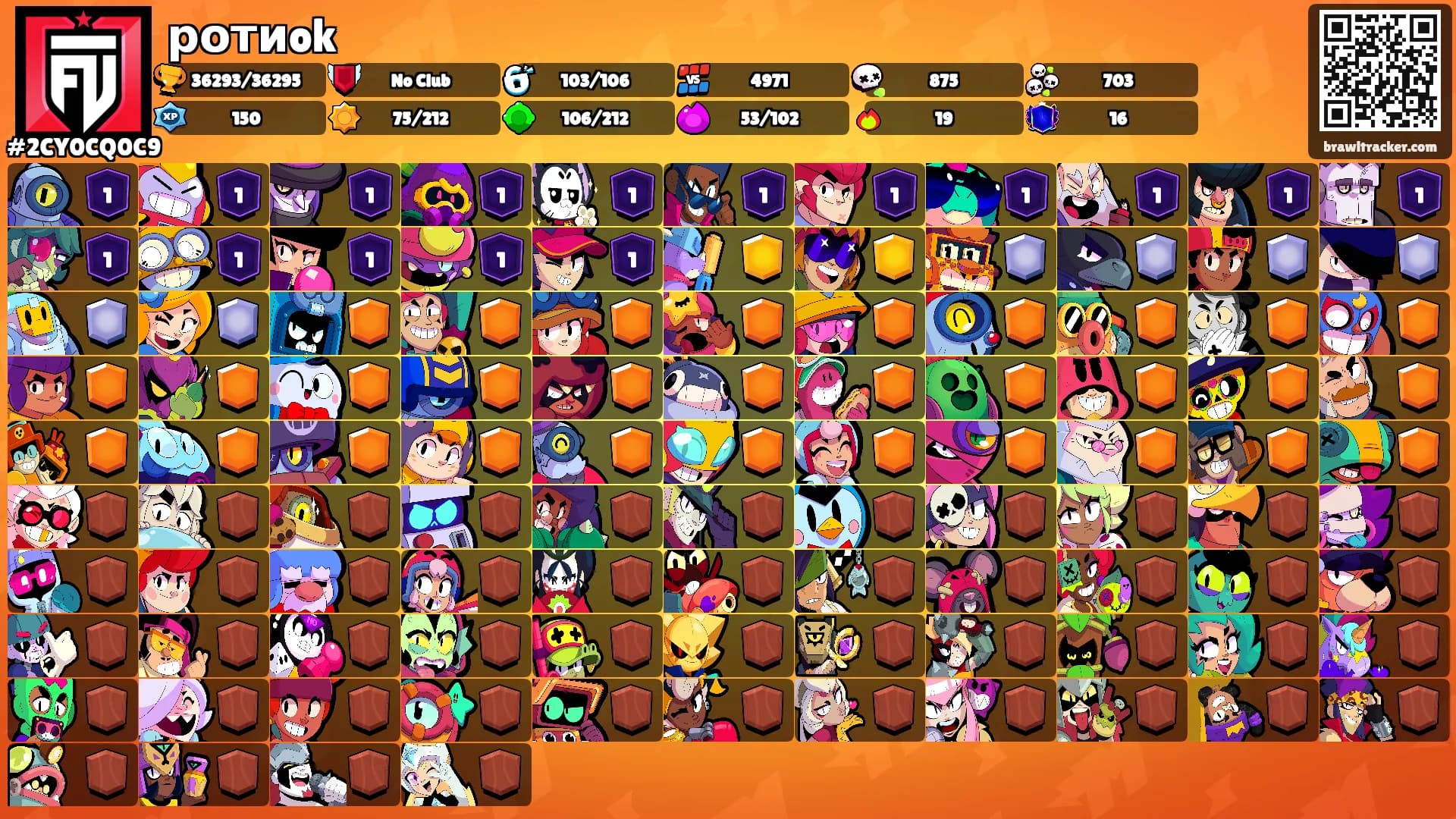 ротиok's Ranks