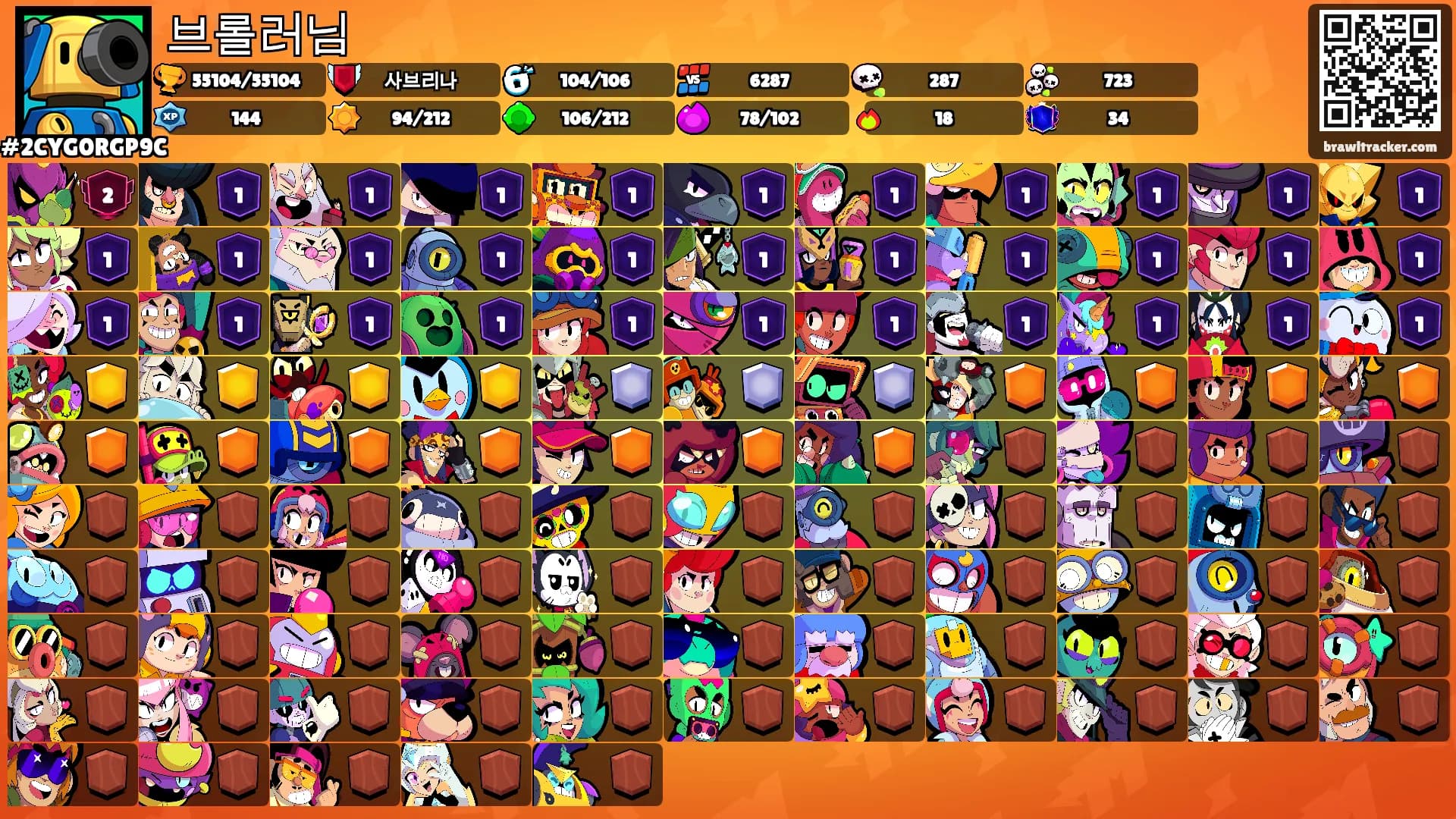 브롤러님's Ranks