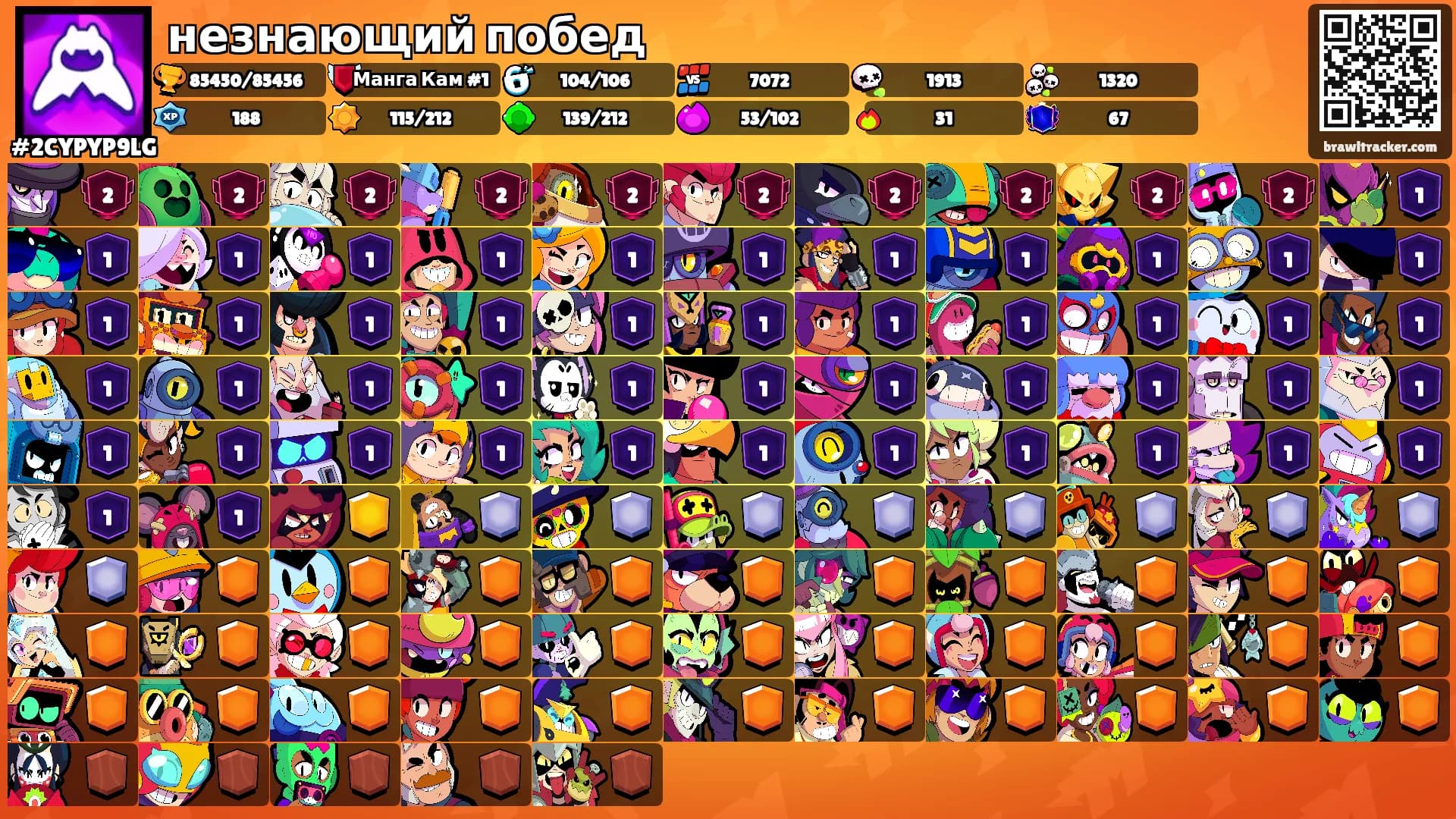 незнающий побед's Ranks