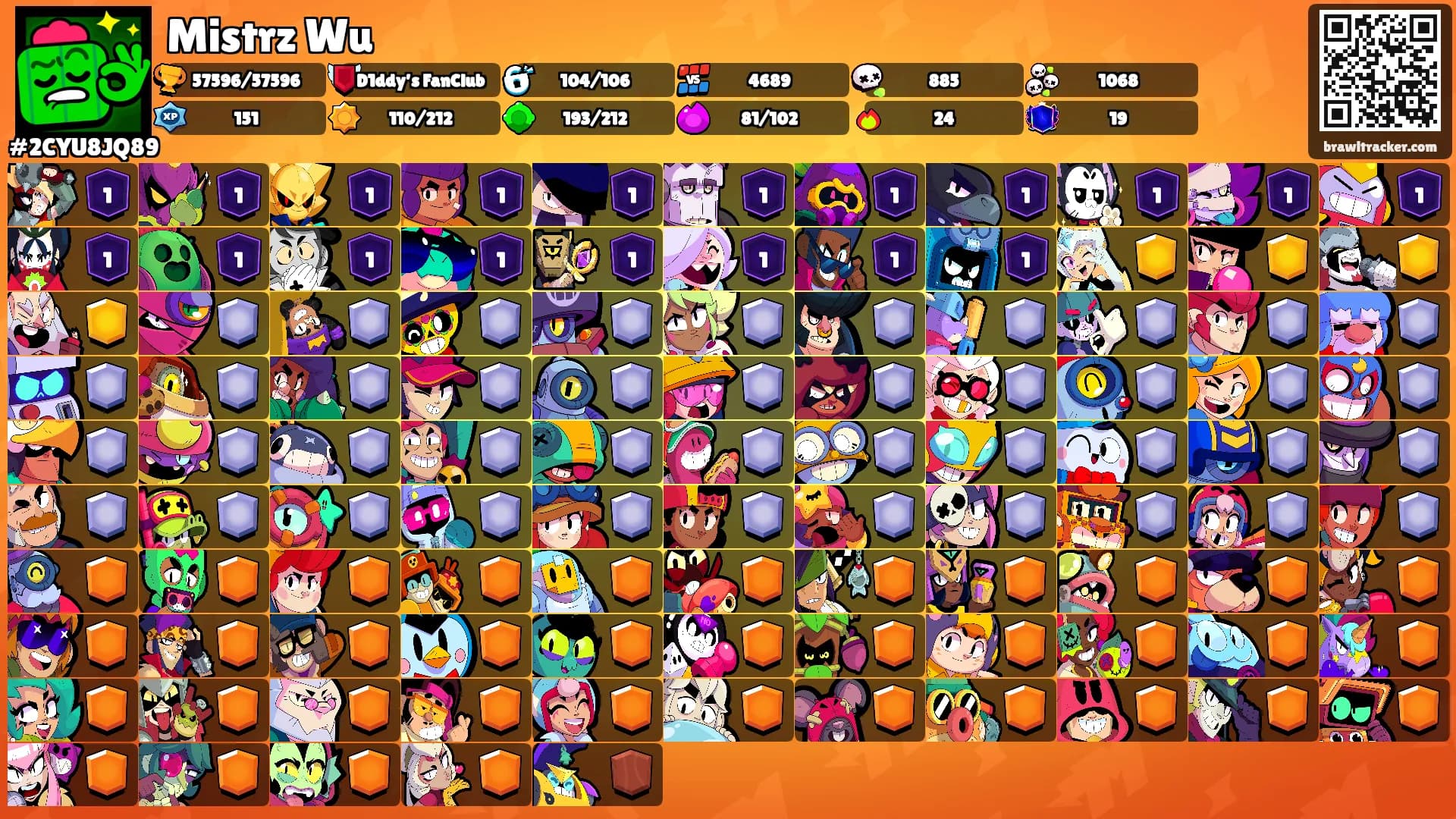 Mistrz Wu's Ranks