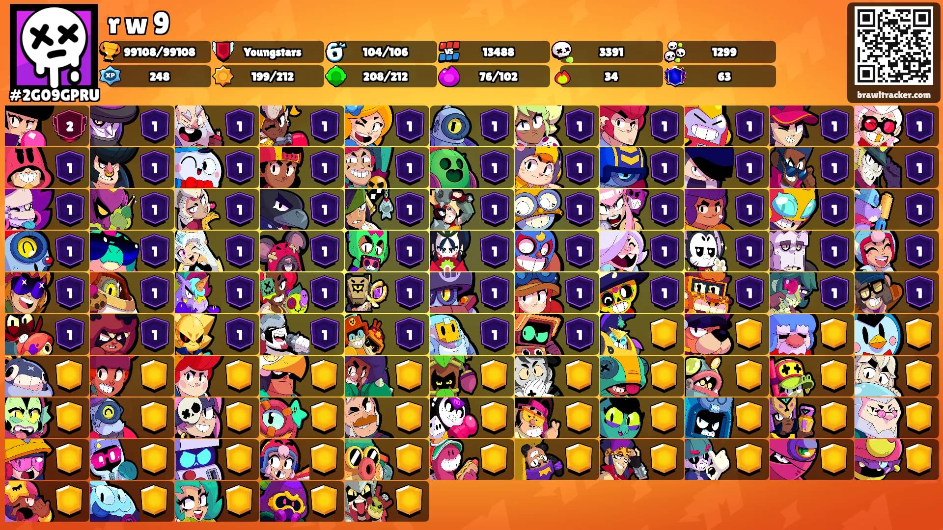 r w 9's Ranks