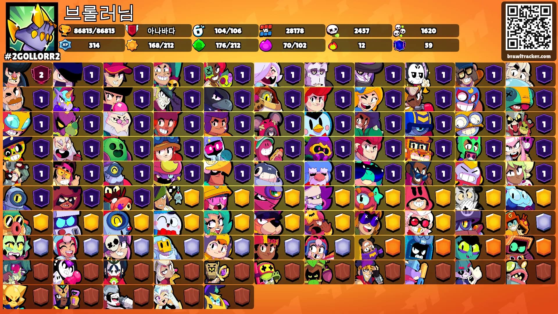 브롤러님's Ranks