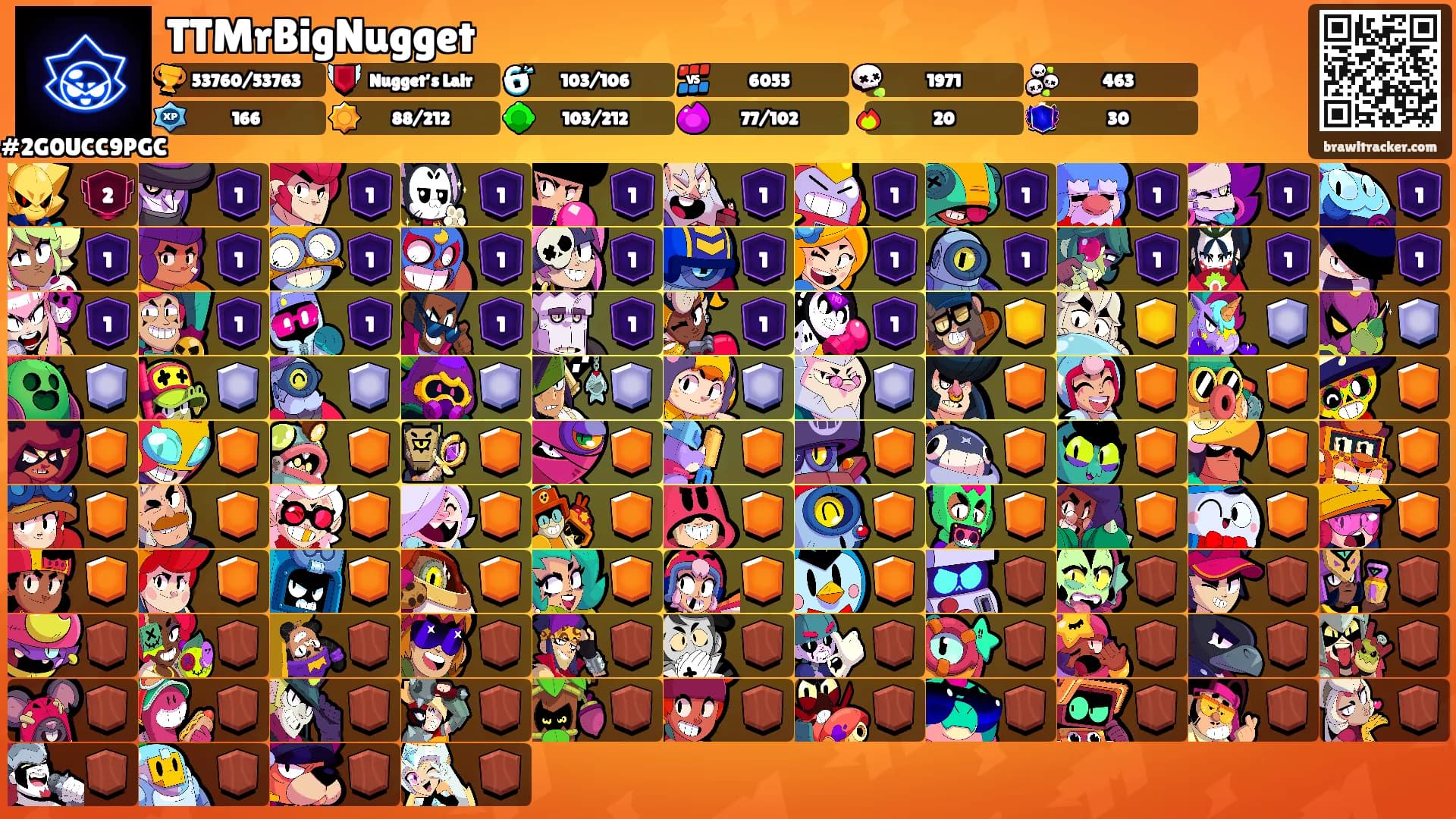 TTMrBigNugget's Ranks