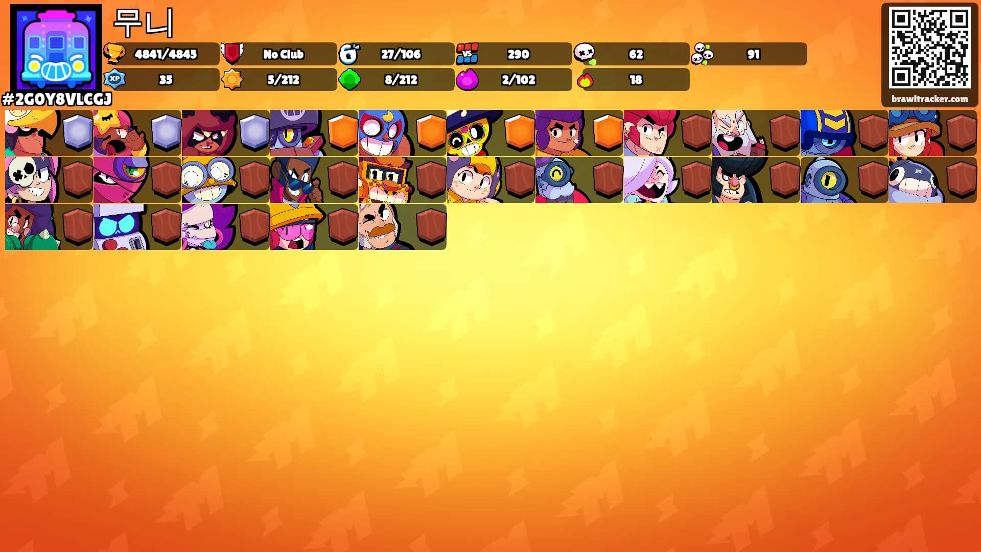 무니's Ranks