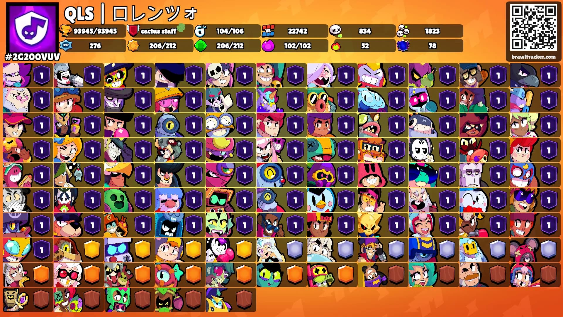 QLS | ロレンツォ's Ranks
