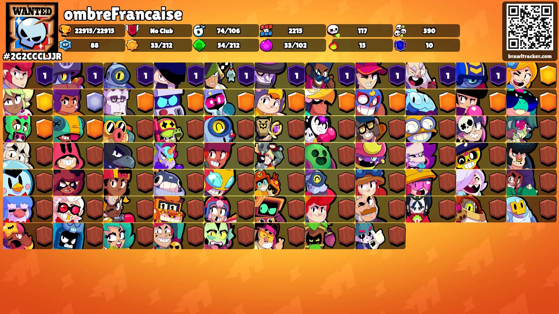 ombreFrancaise's Ranks
