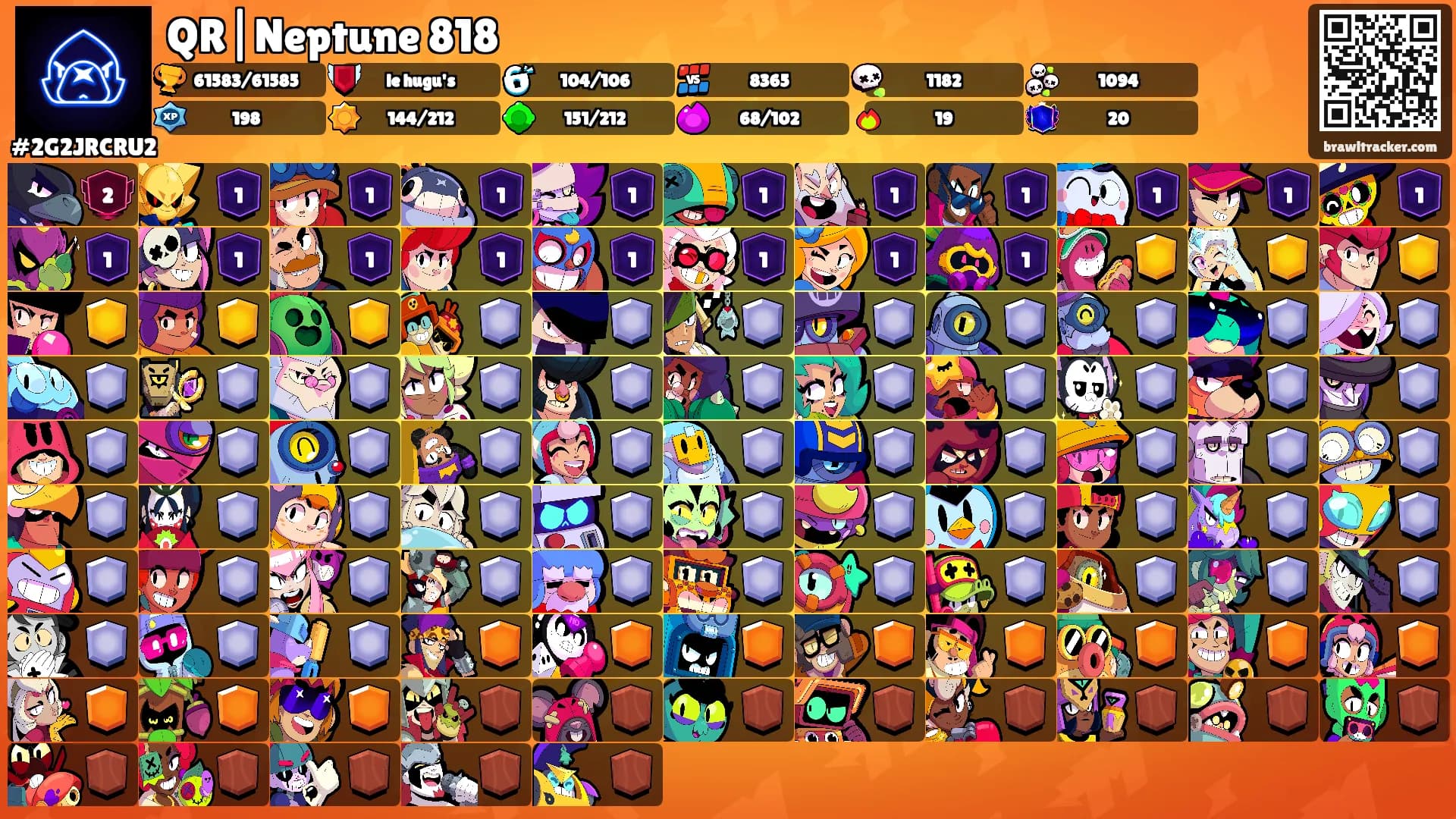 QR|Neptune 818's Ranks