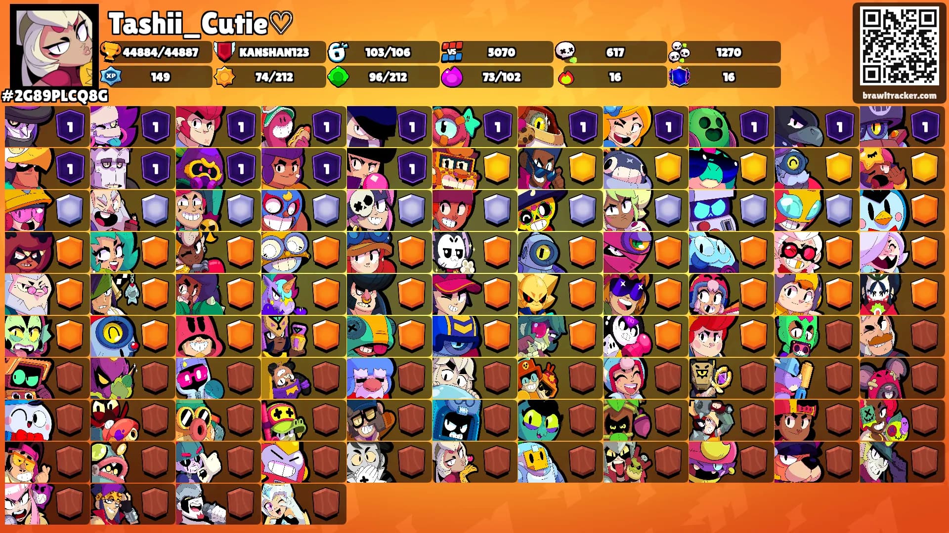 Tashii_Cutie♡'s Ranks