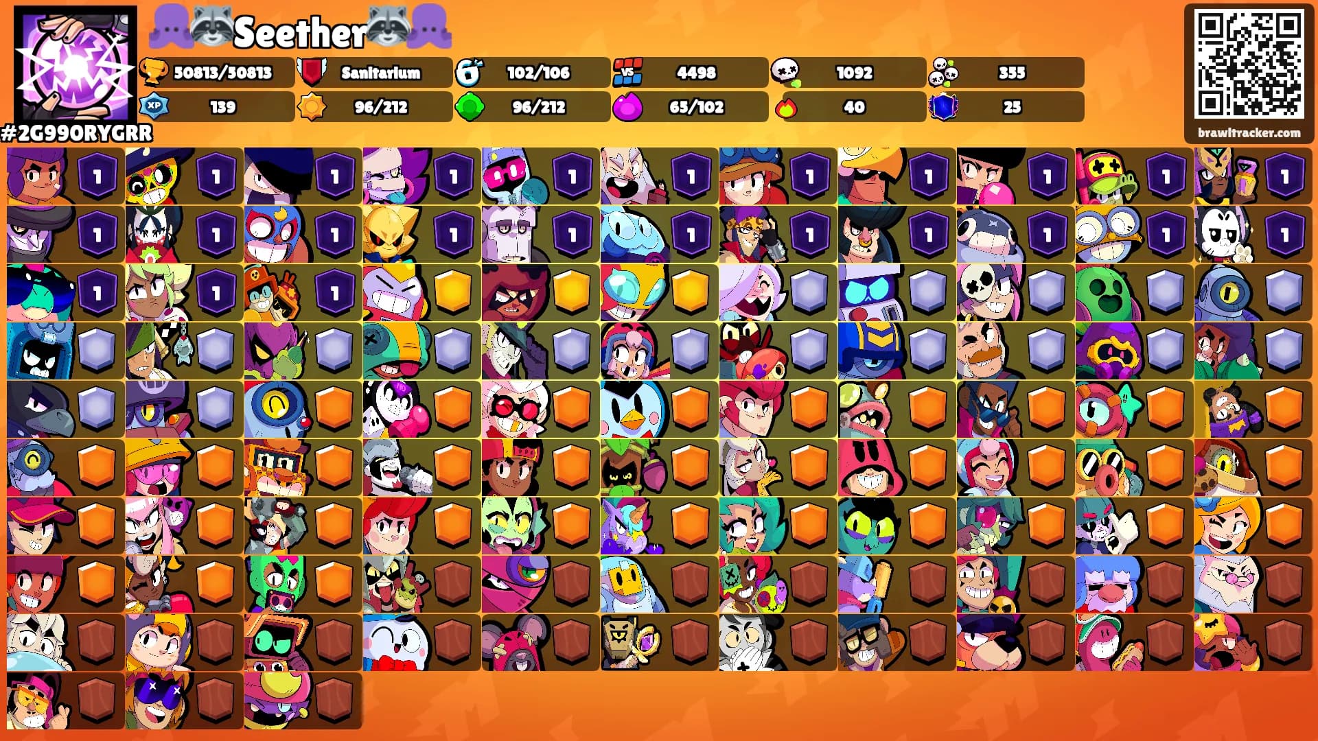 🐙🦝Seether🦝🐙's Ranks