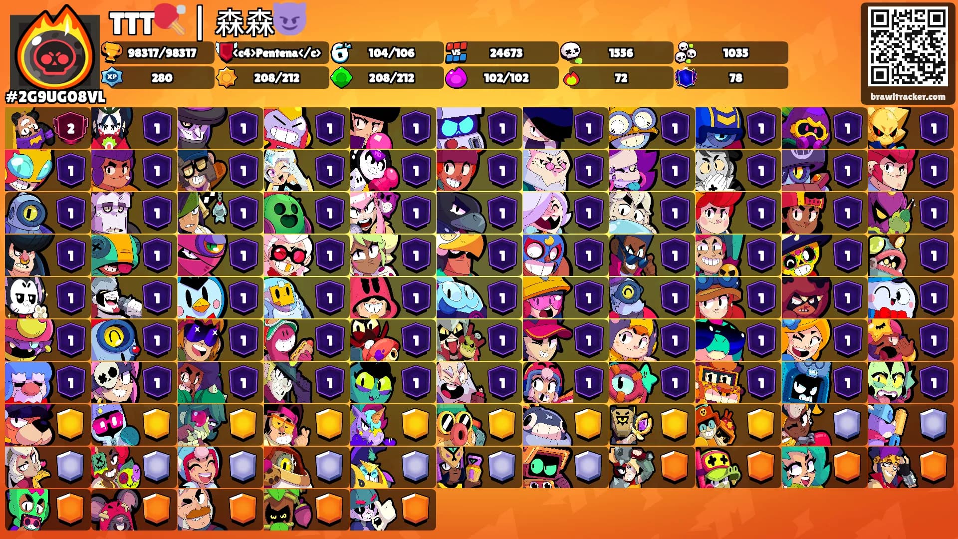 TTT🏓 | 森森😈's Ranks