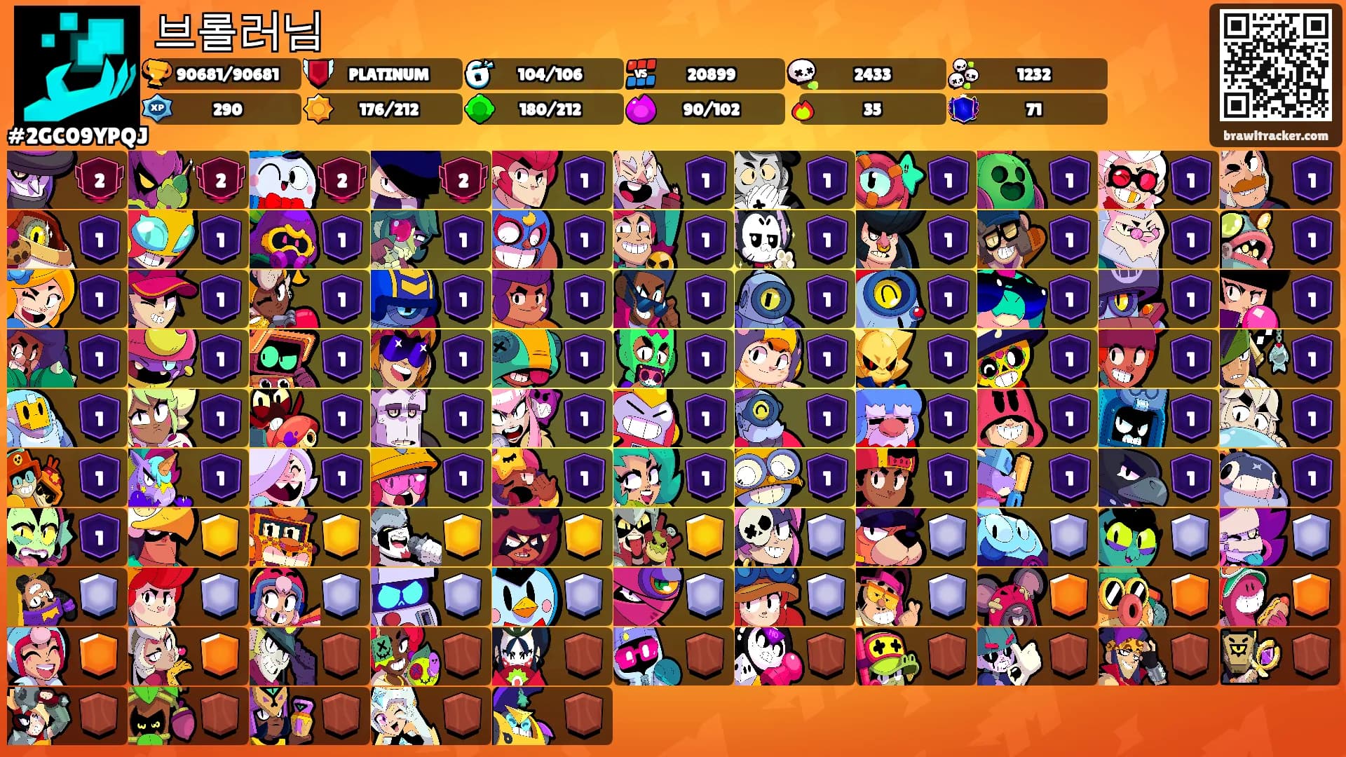 브롤러님's Ranks