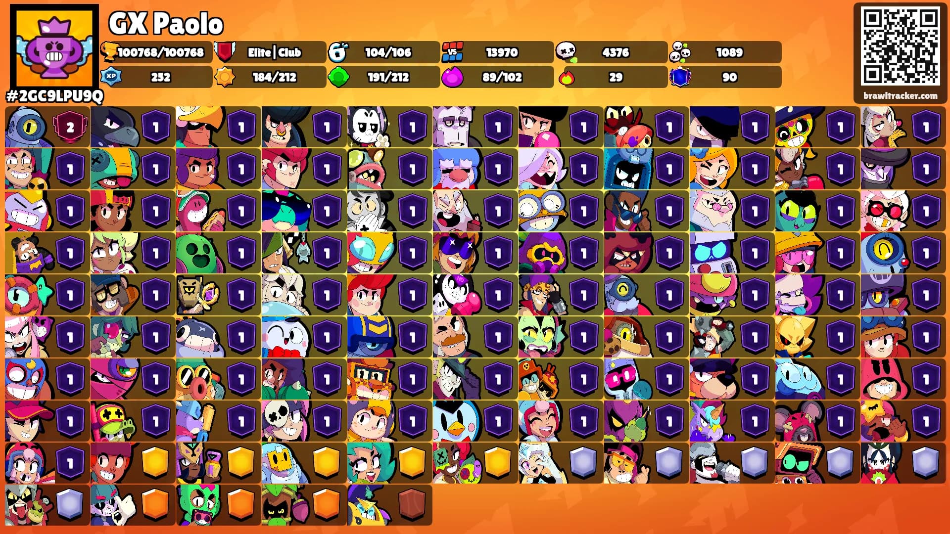 GX Paolo's Ranks