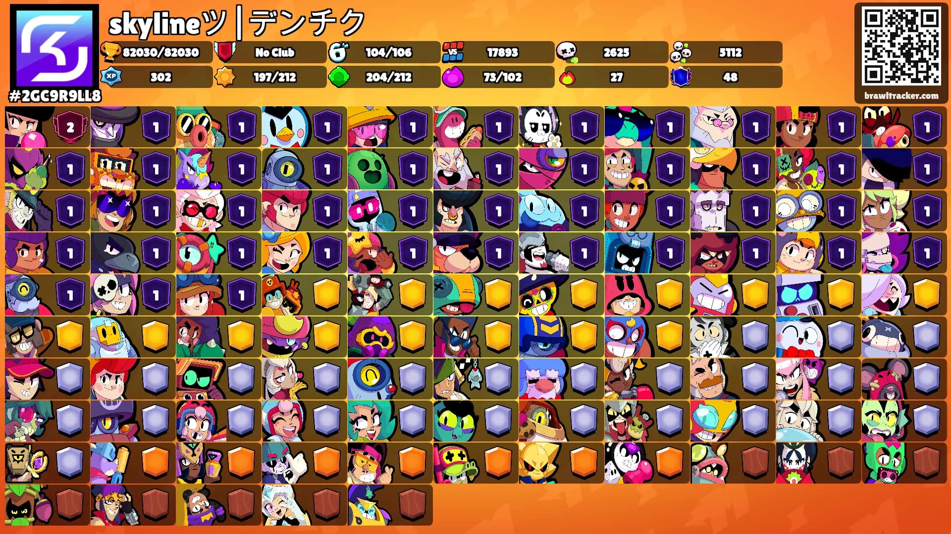 skylineツ|デンチク's Ranks
