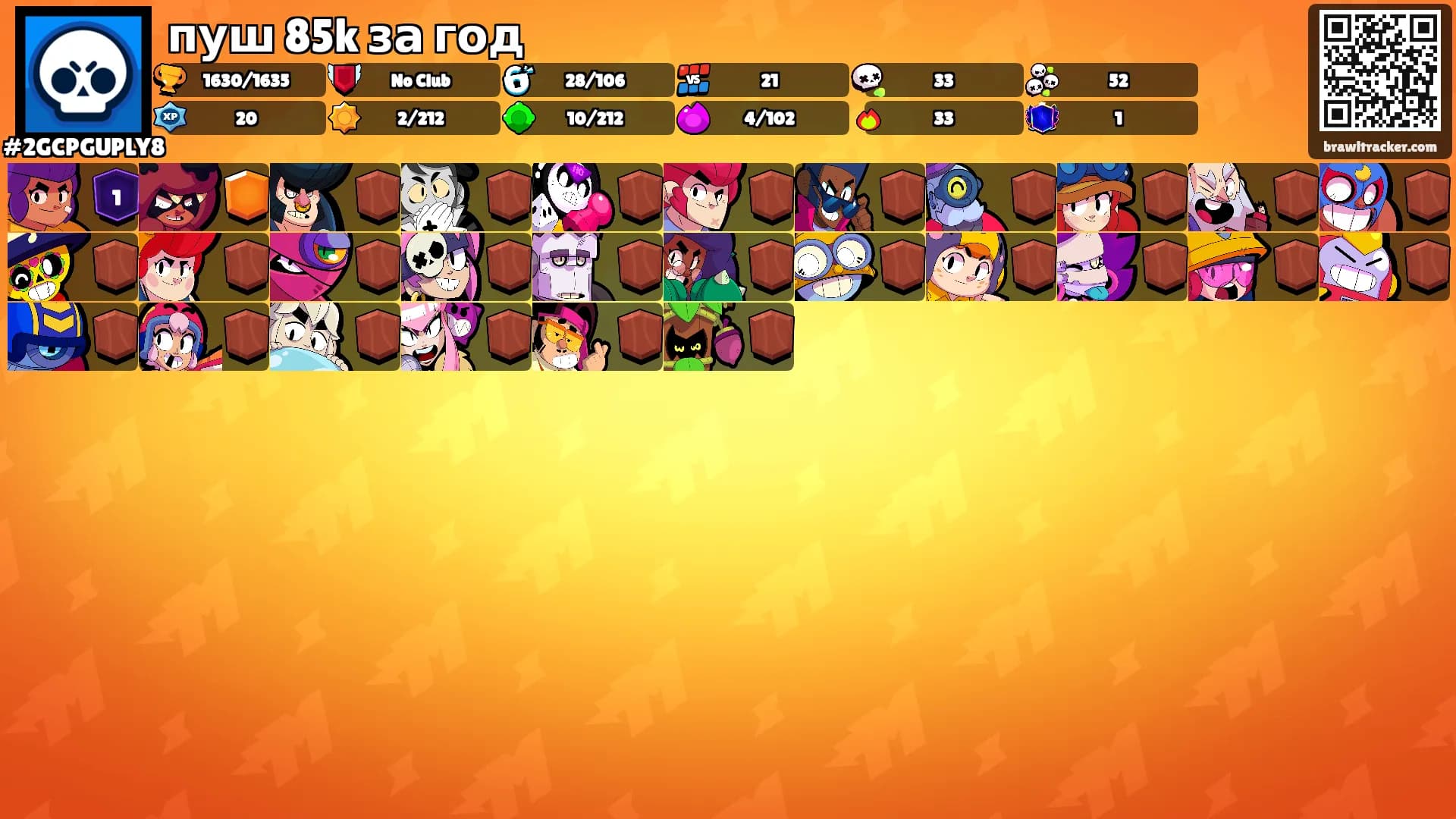 пуш 85k за год's Ranks