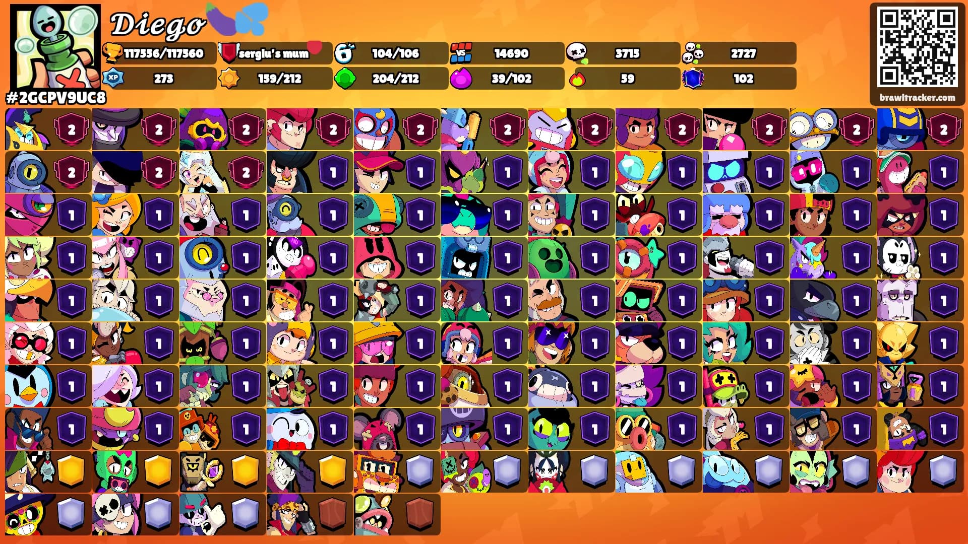 𝓓𝓲𝓮𝓰𝓸🍆💦's Ranks