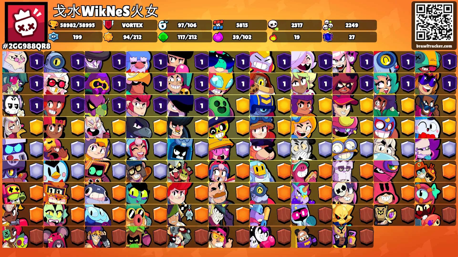 戈水WikNeS火女's Ranks