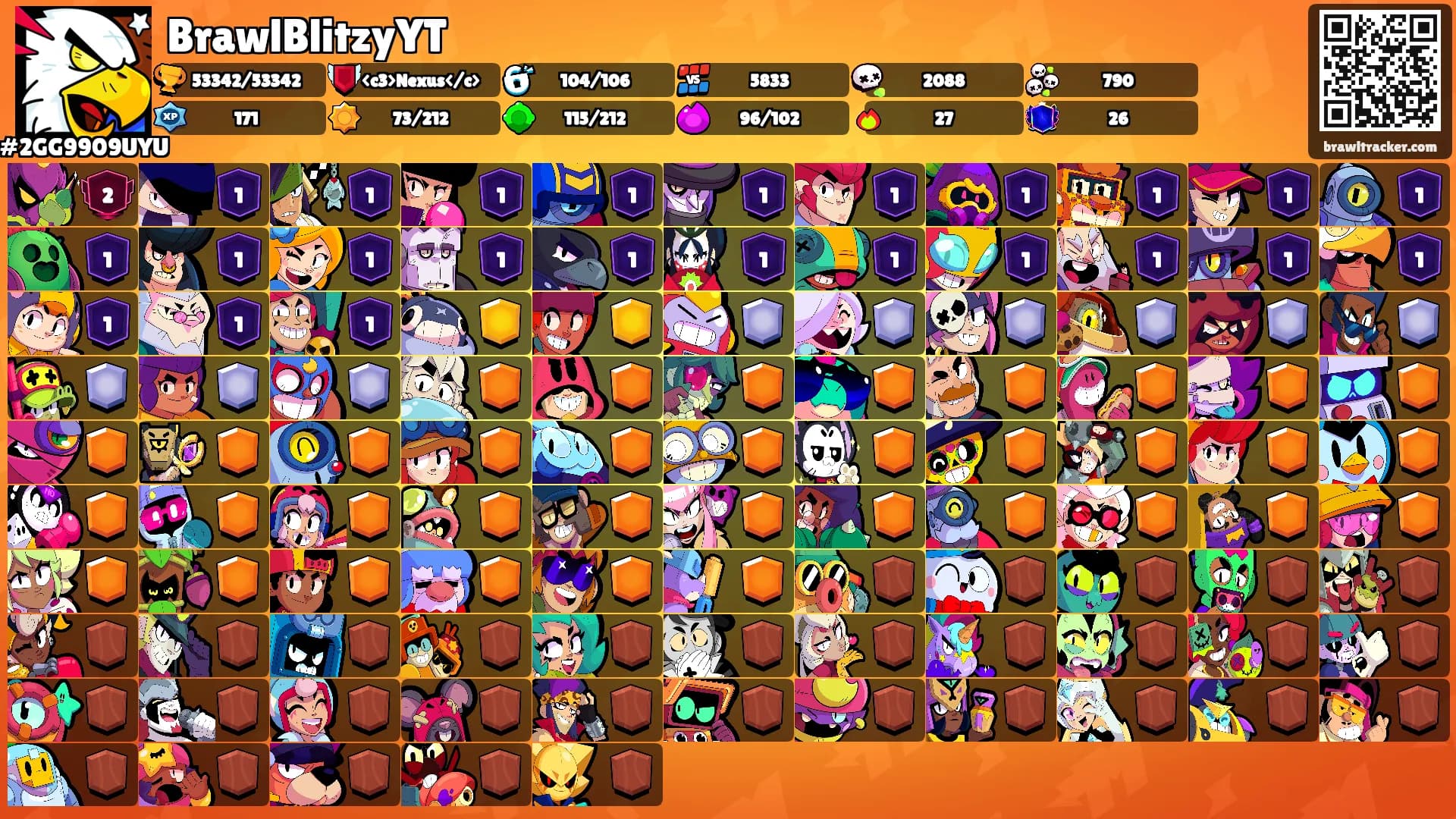 BrawlBlitzyYT's Ranks