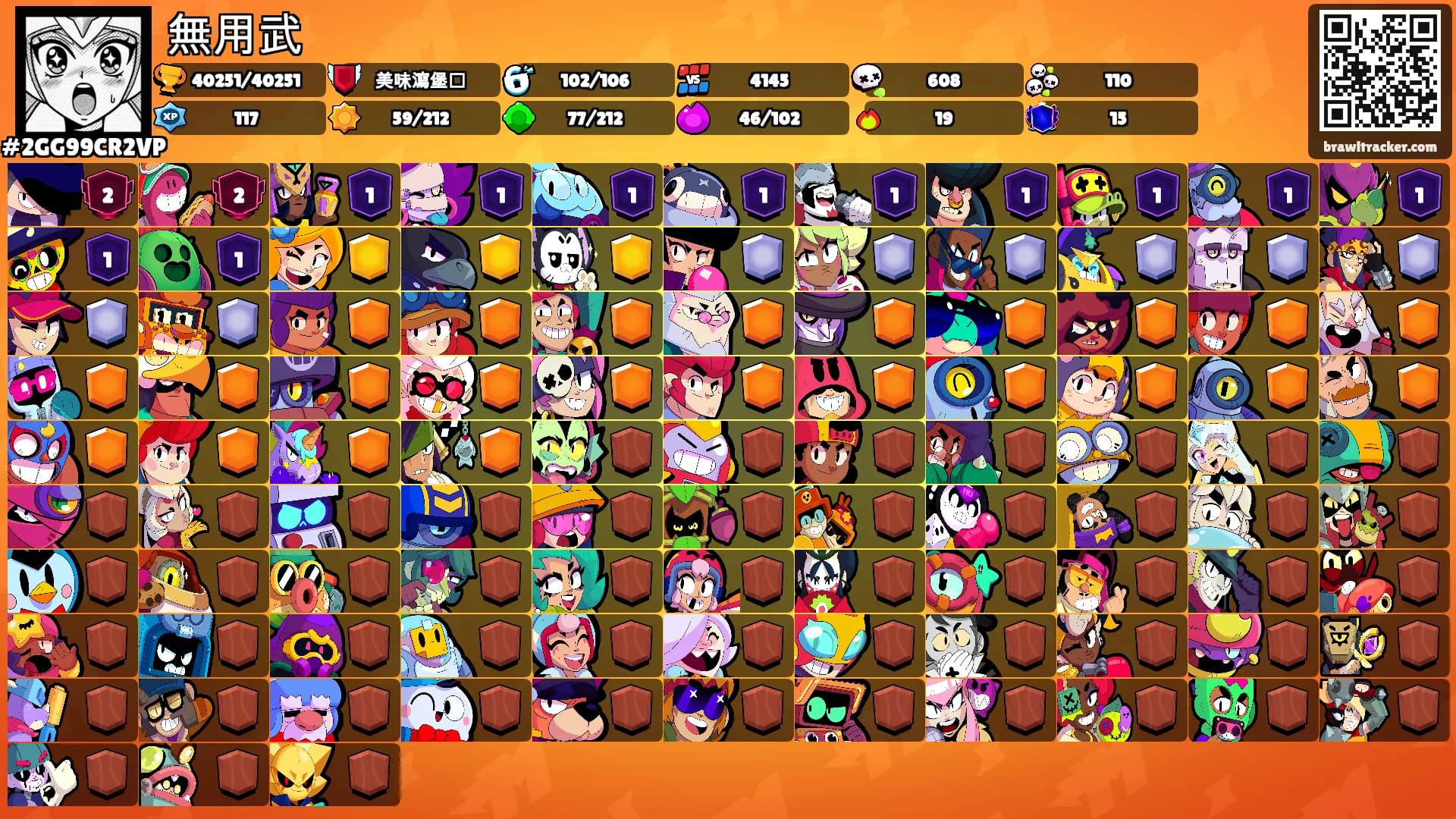 無用武's Ranks