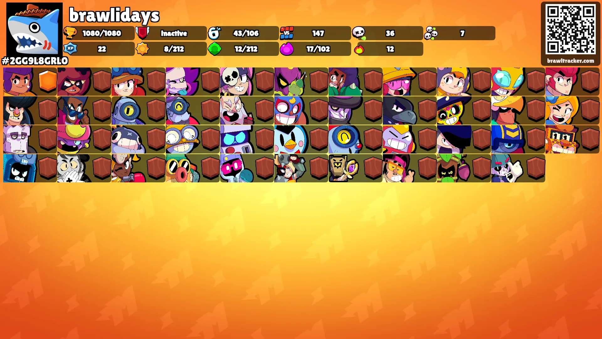 brawlidays's Ranks