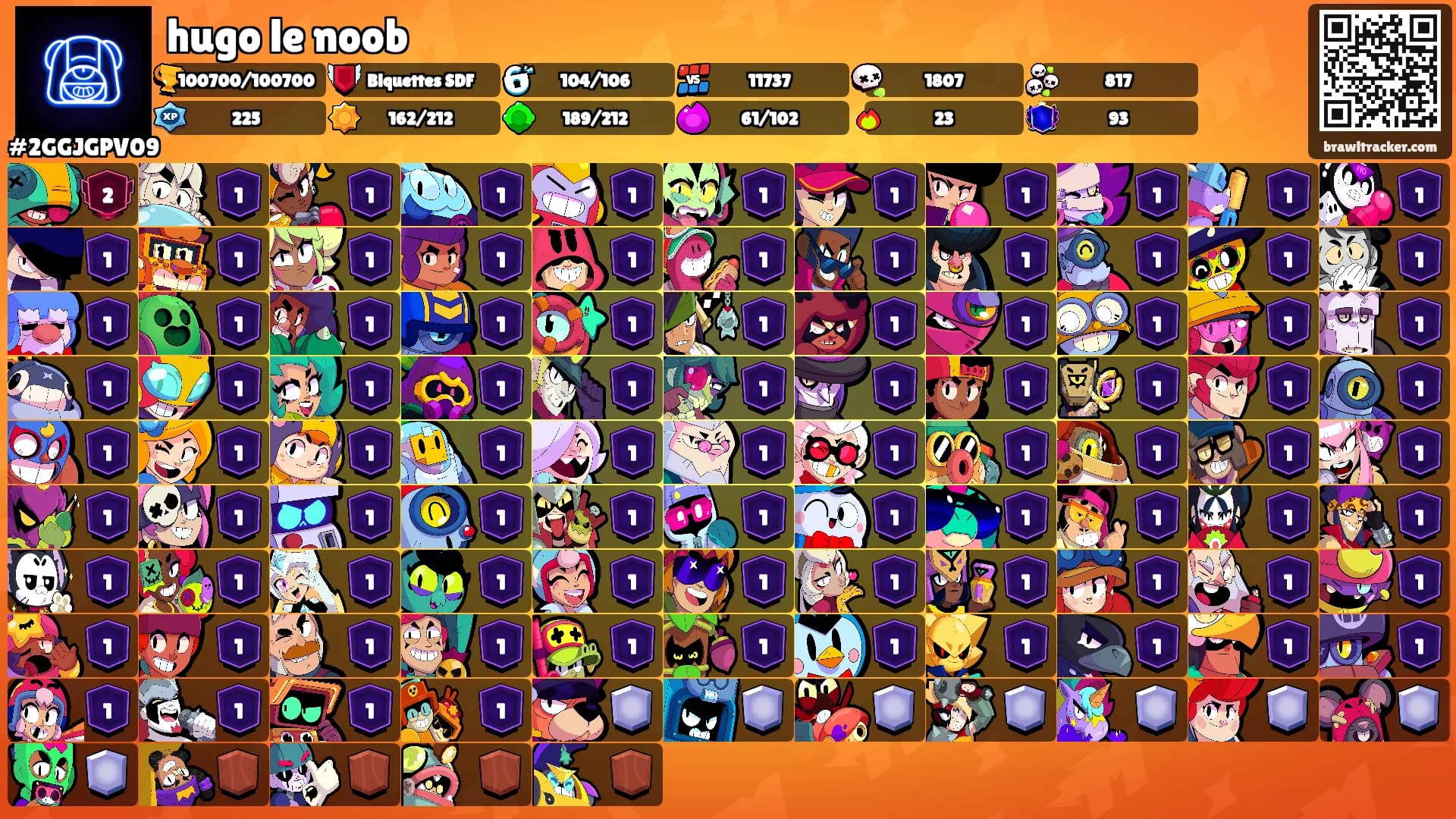 hugo le noob's Ranks