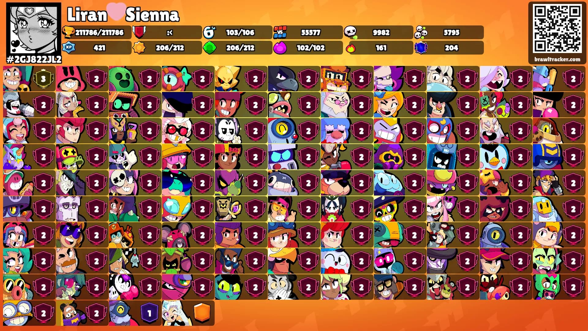 Liran🩷Sienna's Ranks