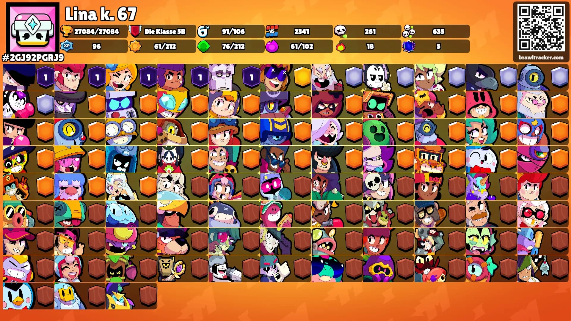 Lina k. 67's Ranks