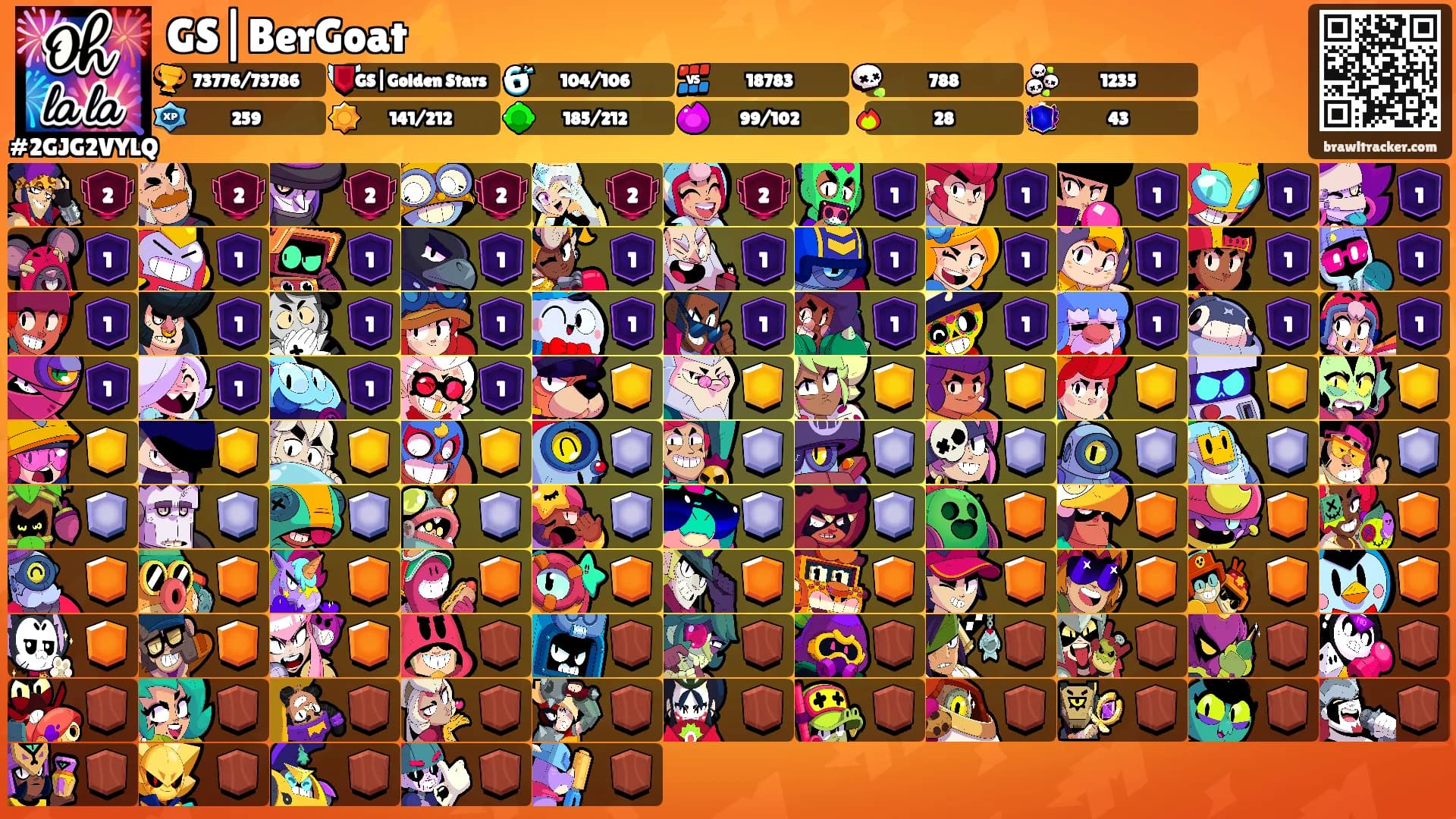 GS|BerGoat⚡'s Ranks