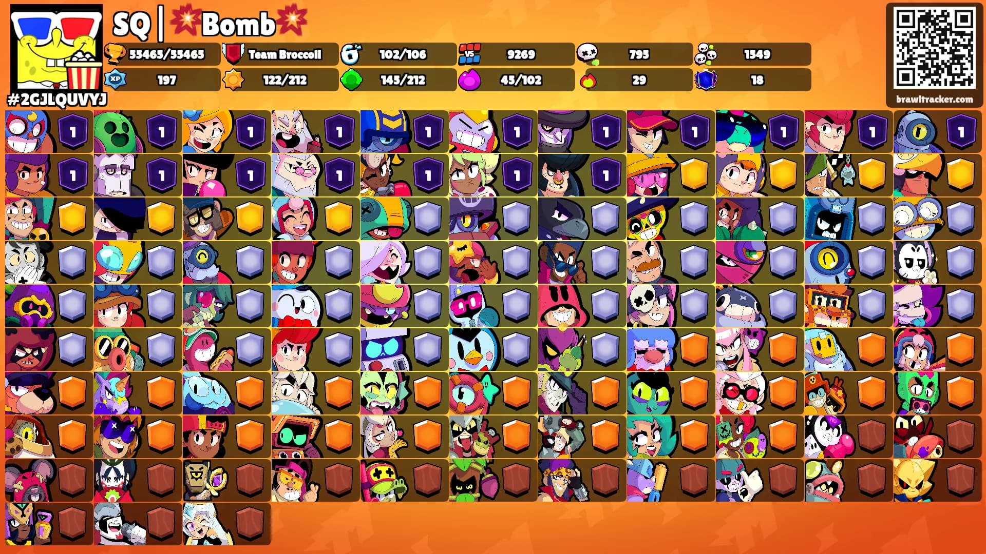 SQ|💥Bomb💥's Ranks