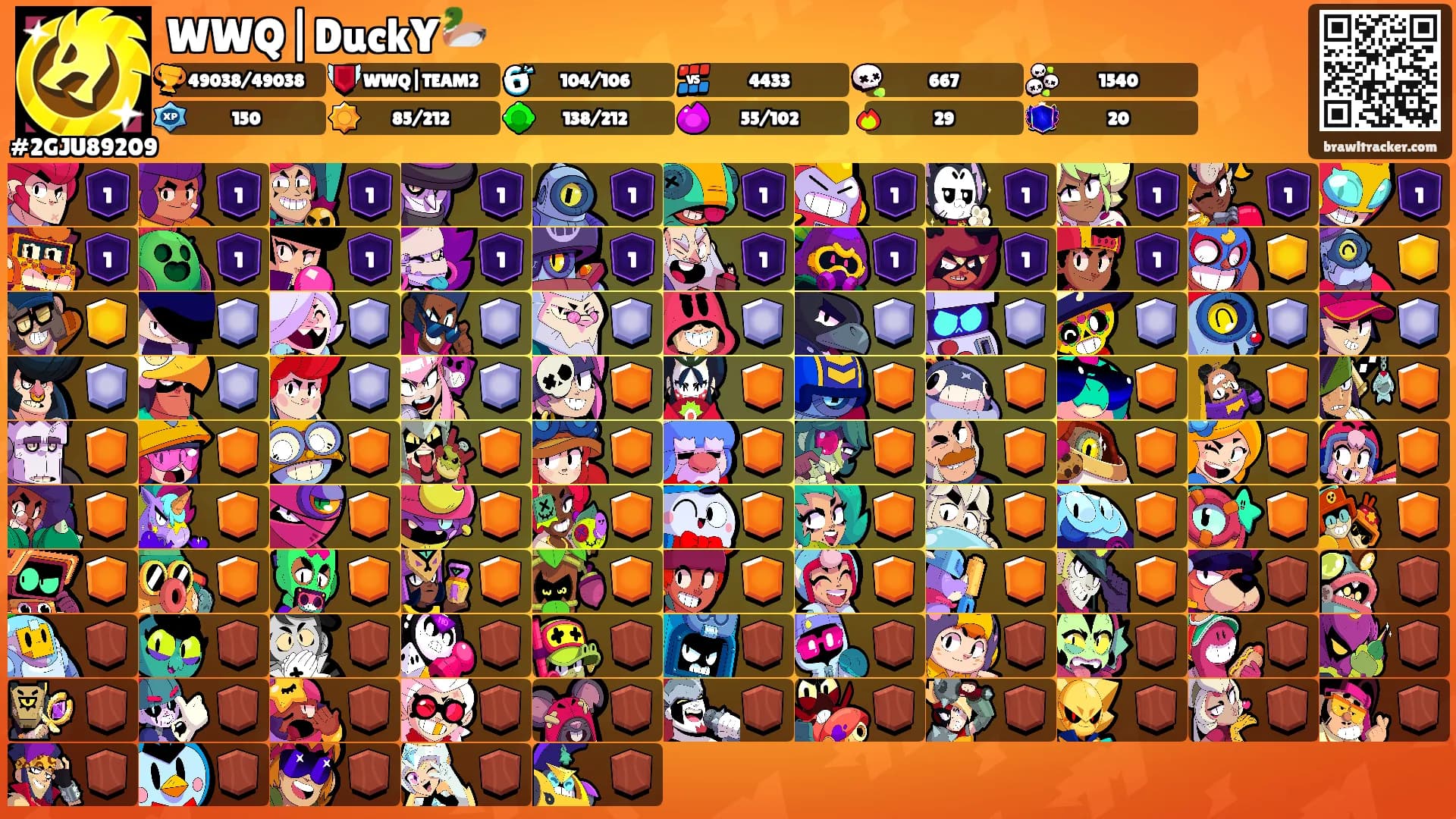 WWQ|DuckY🦆's Ranks