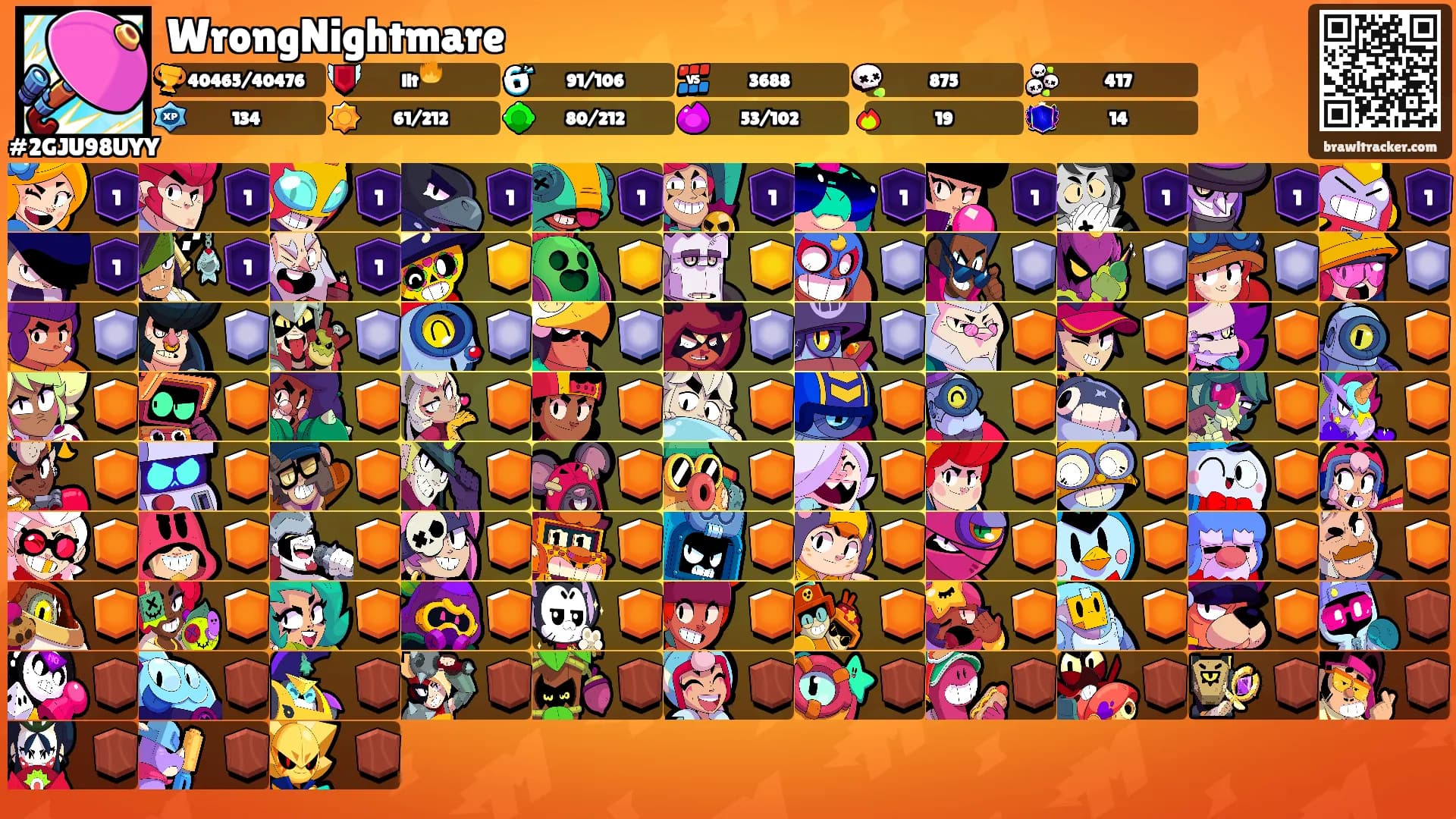 WrongNightmare's Ranks