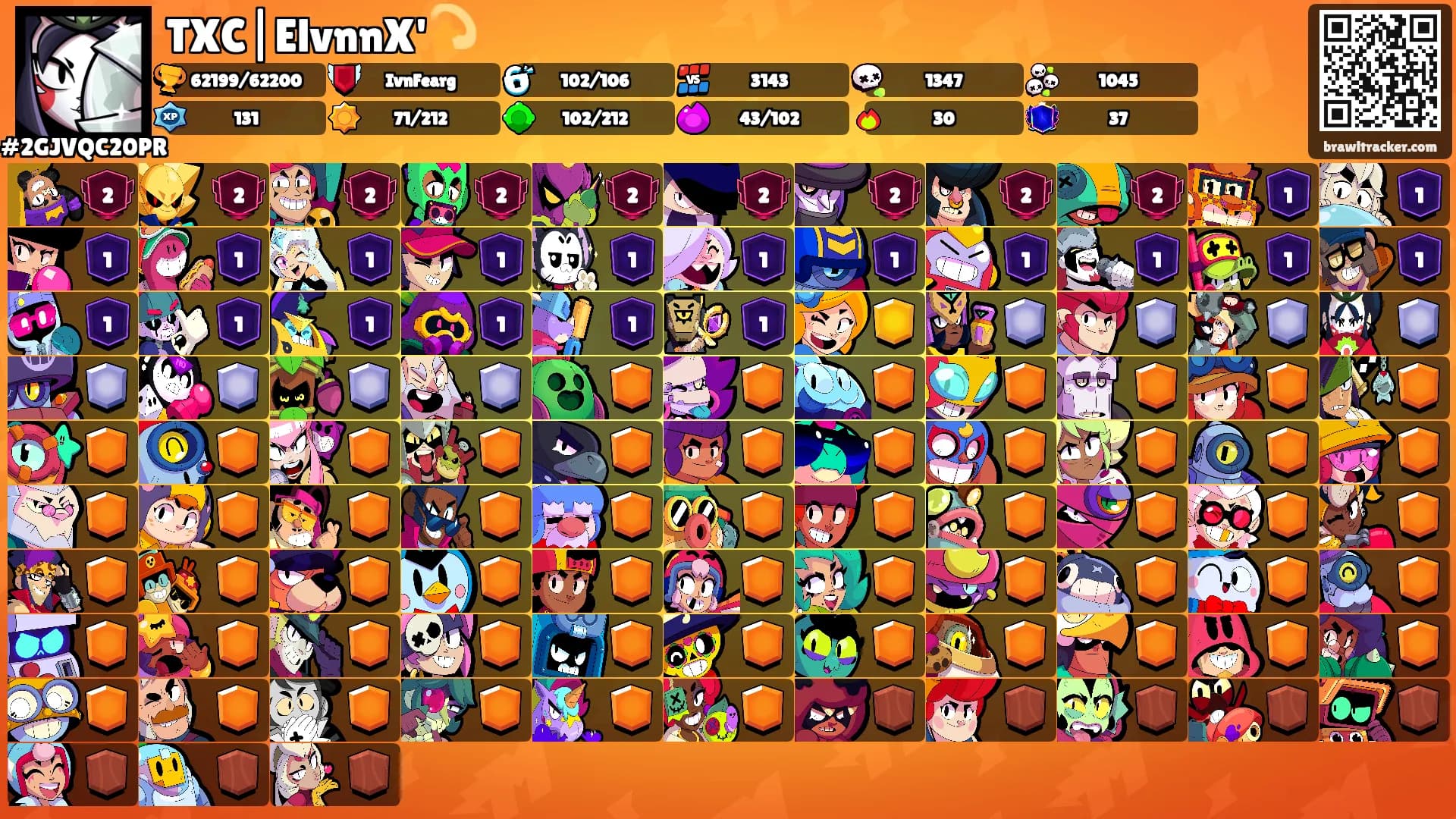 TXC|ElvnnX'💫's Ranks
