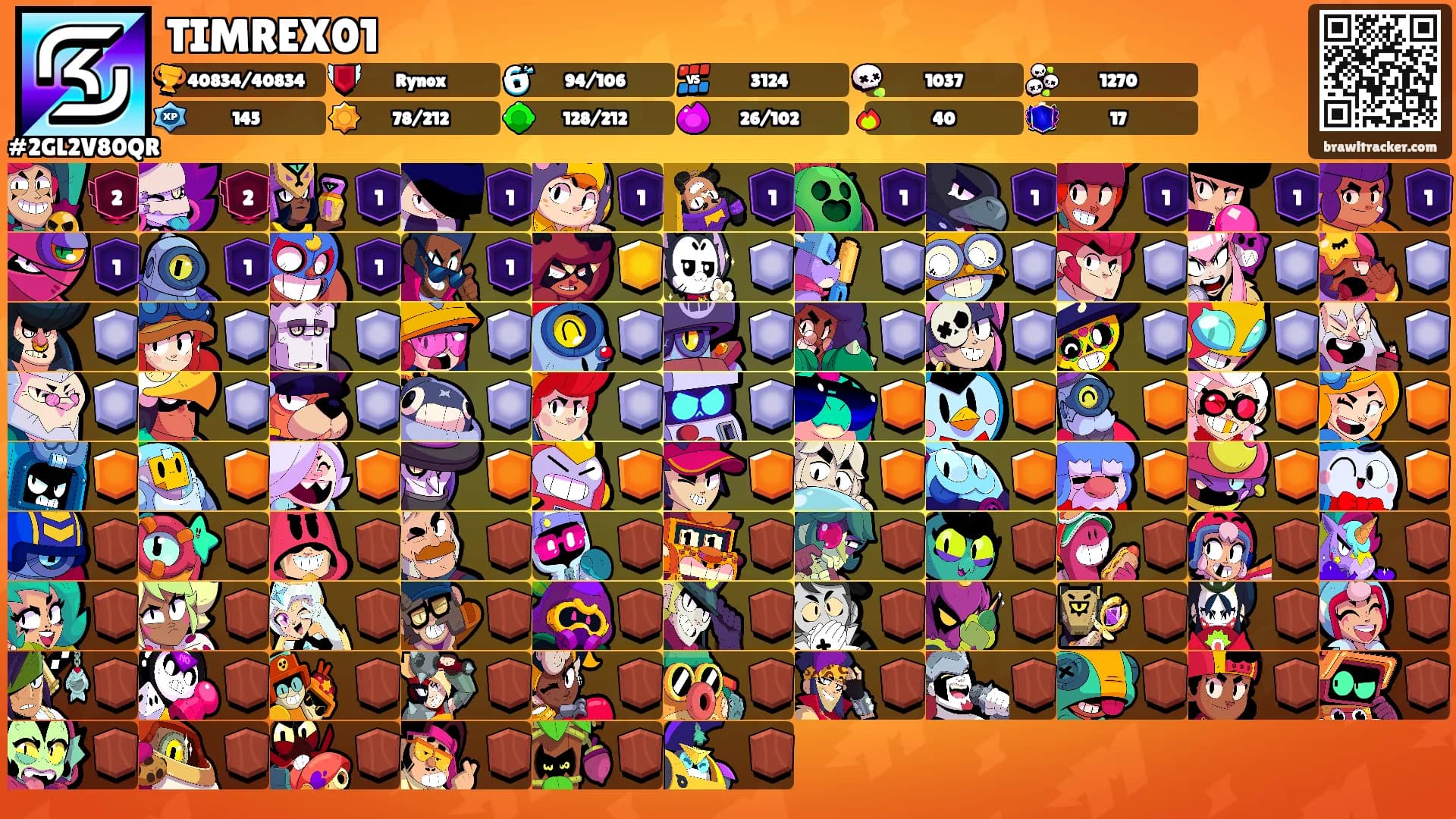 TIMREX01's Ranks