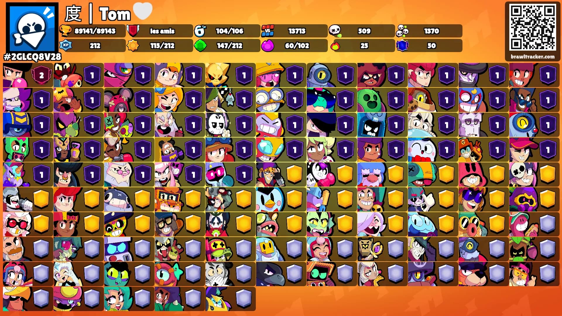 度 | Tom 🤍's Ranks