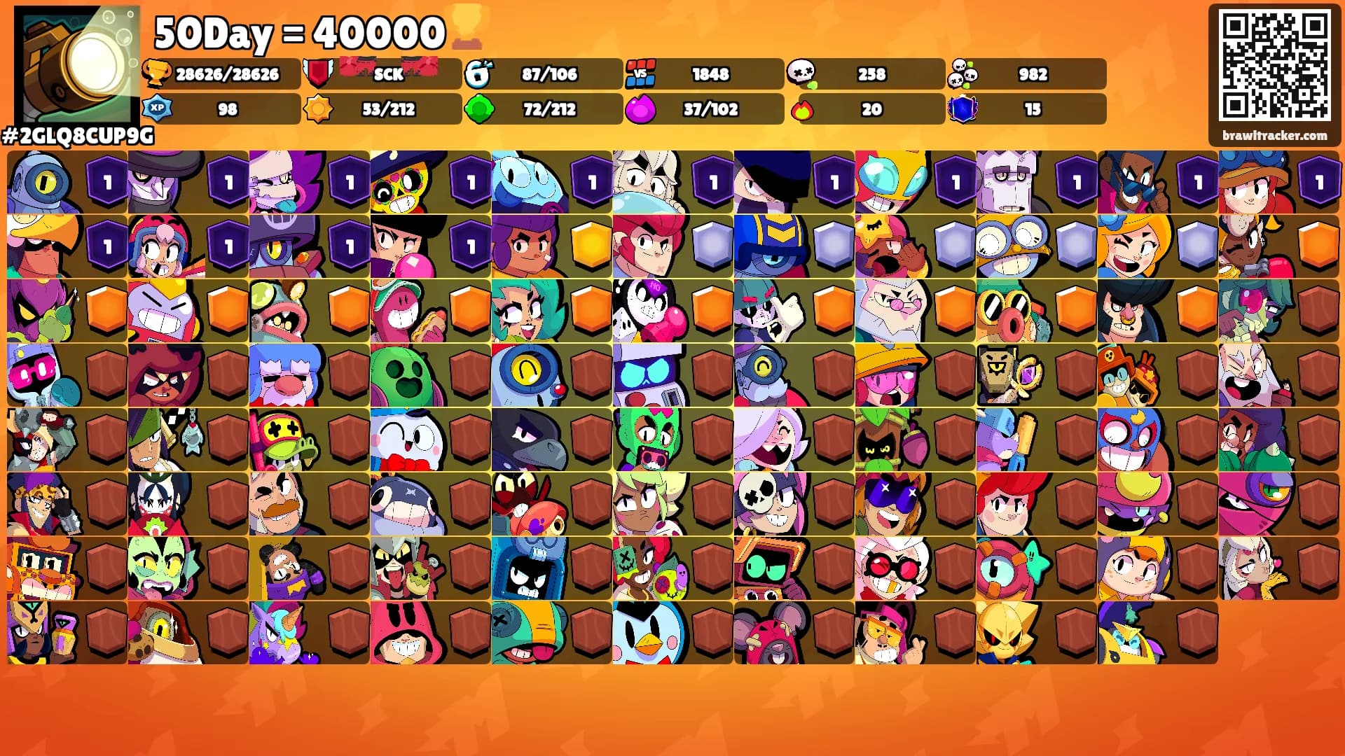 50Day = 40000🏆's Ranks