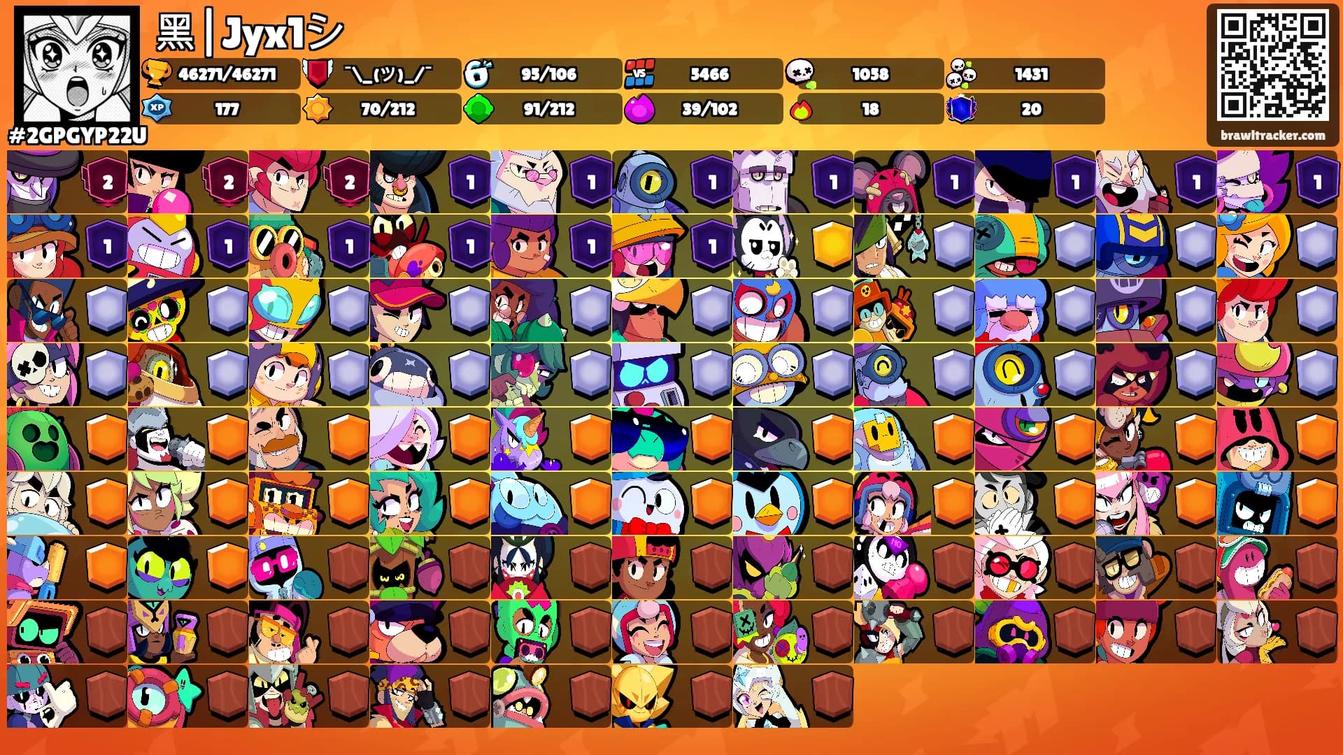 黑|Jyx1シ's Ranks