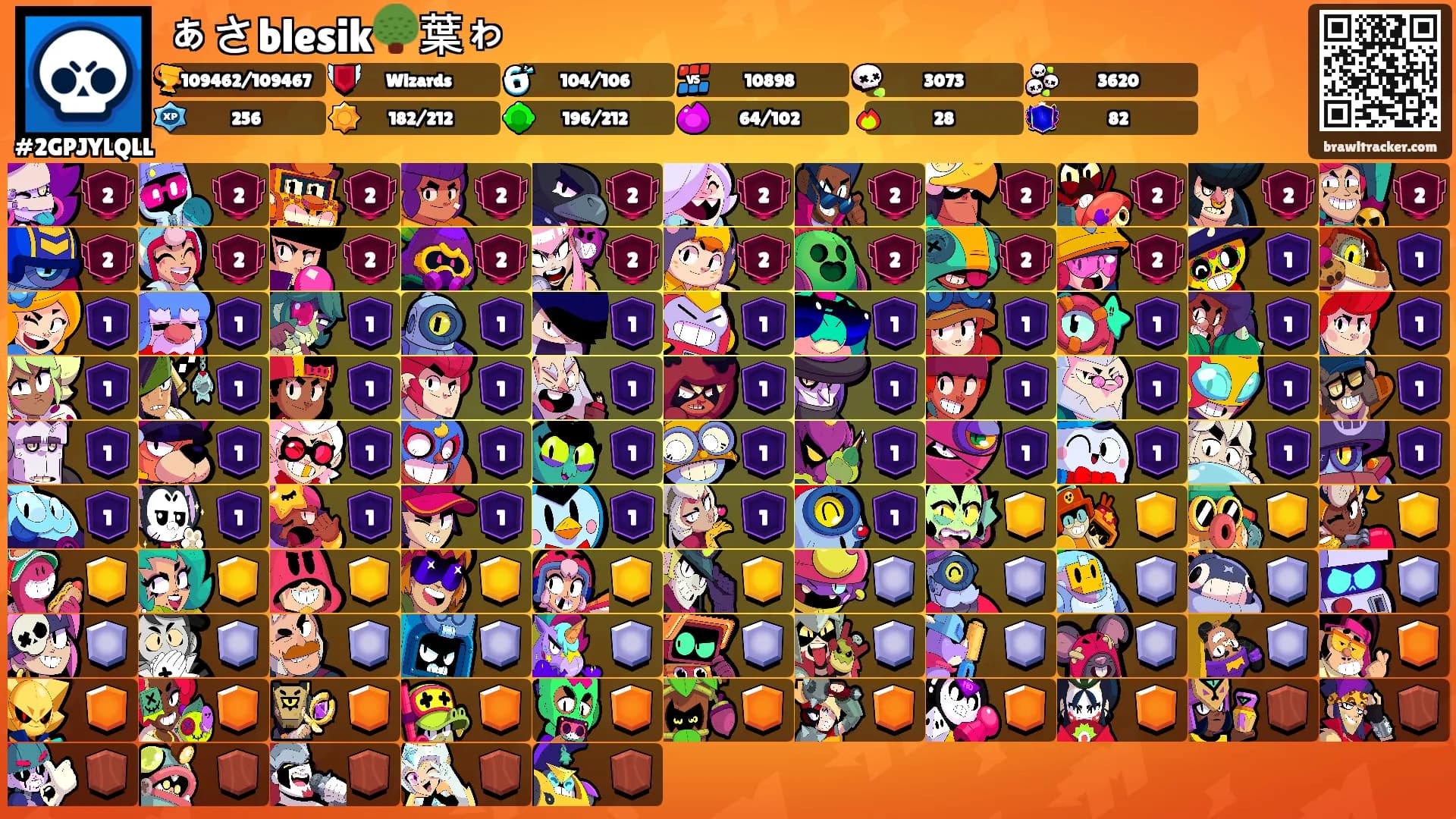 ぁさblesik🌳葉ゎ's Ranks